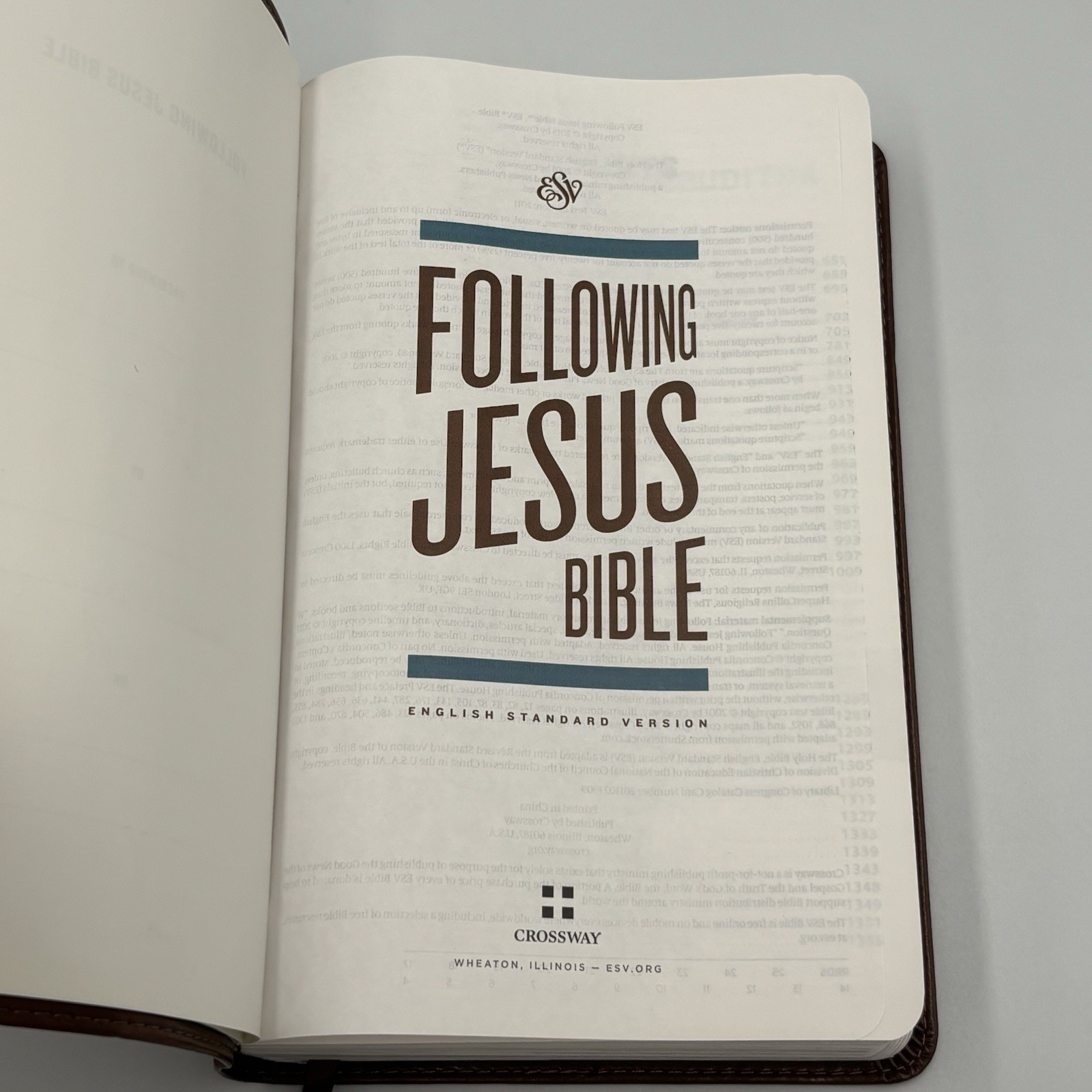 ESV Following Jesus Bible; TruTone, Br- 9781433545535, imitation leather, Bibles