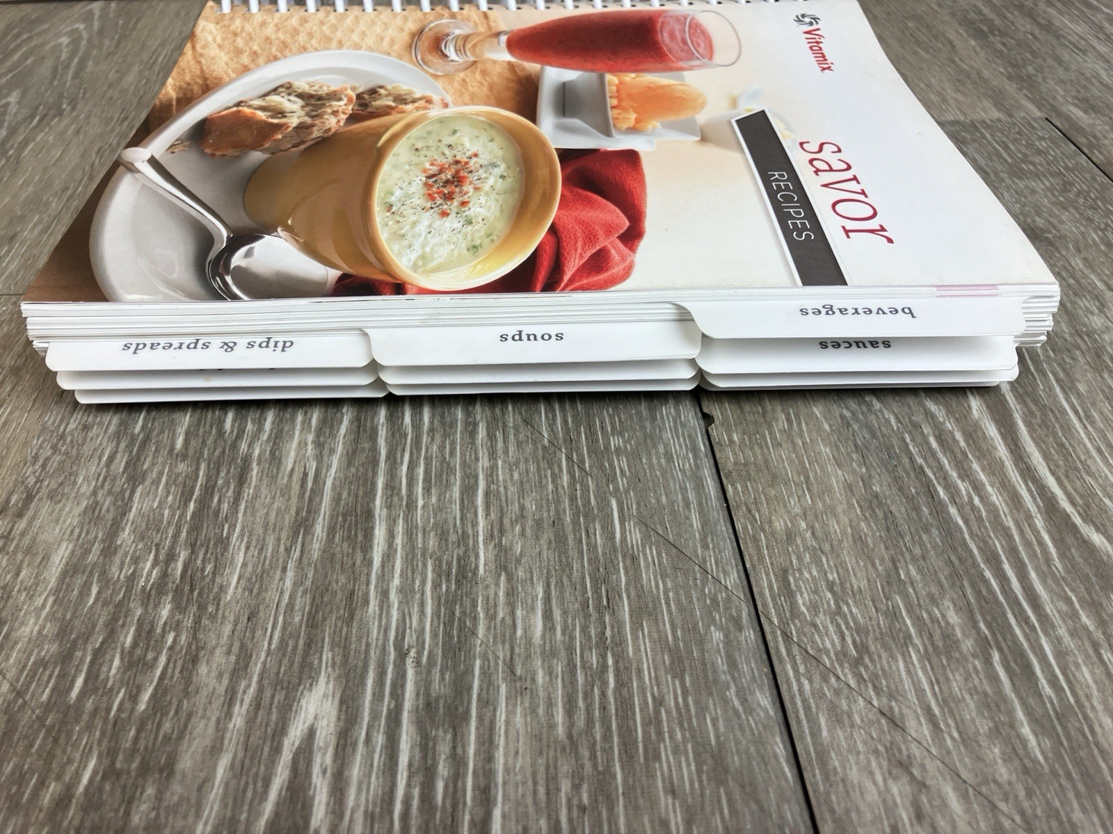 Vitamix Savor Recipes Spiral Bound Softcover Cookbook