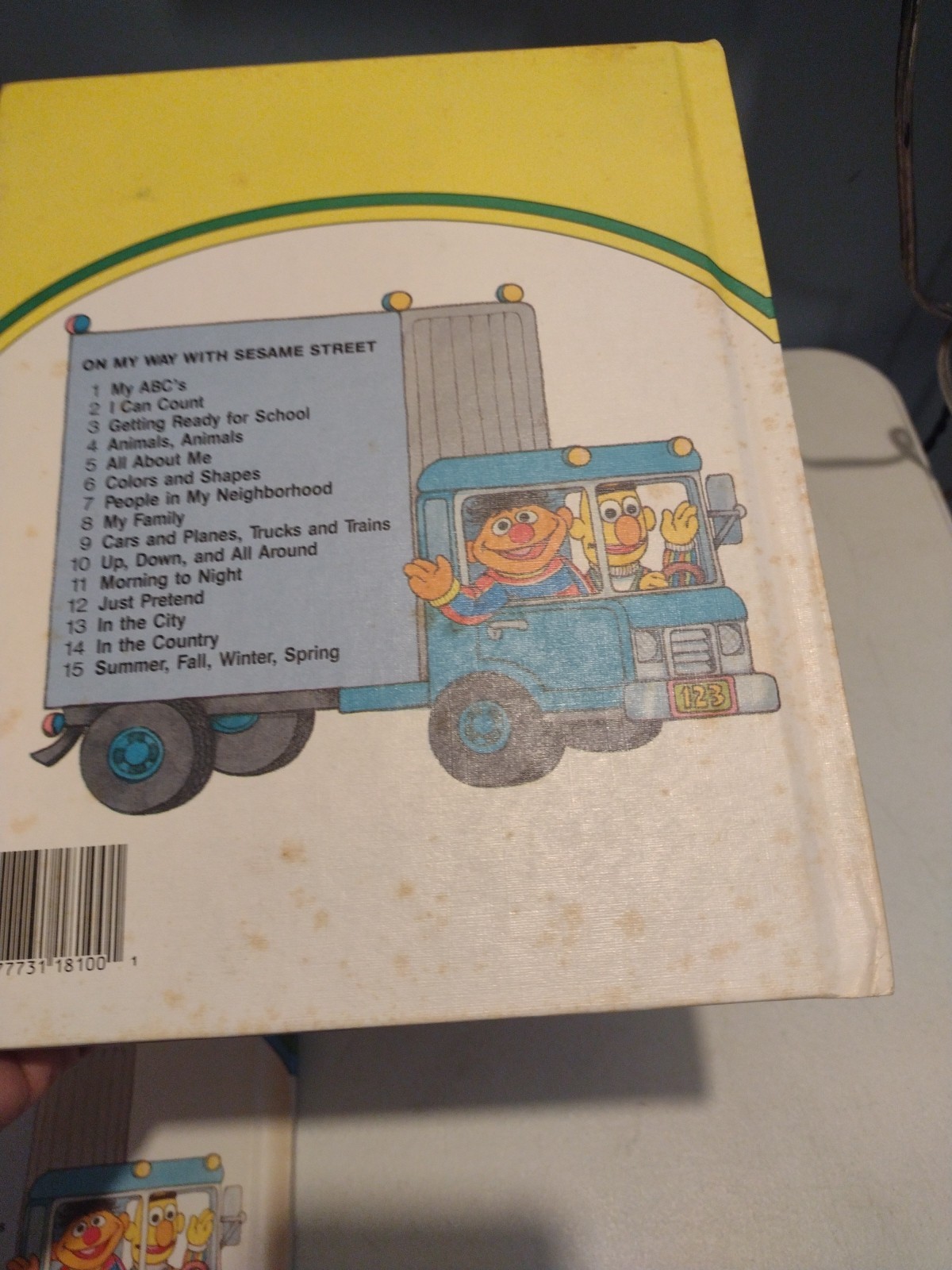 1989 On My Way With Sesame Street Books Complete Set 1-15 CTW Funk & Wagnalls