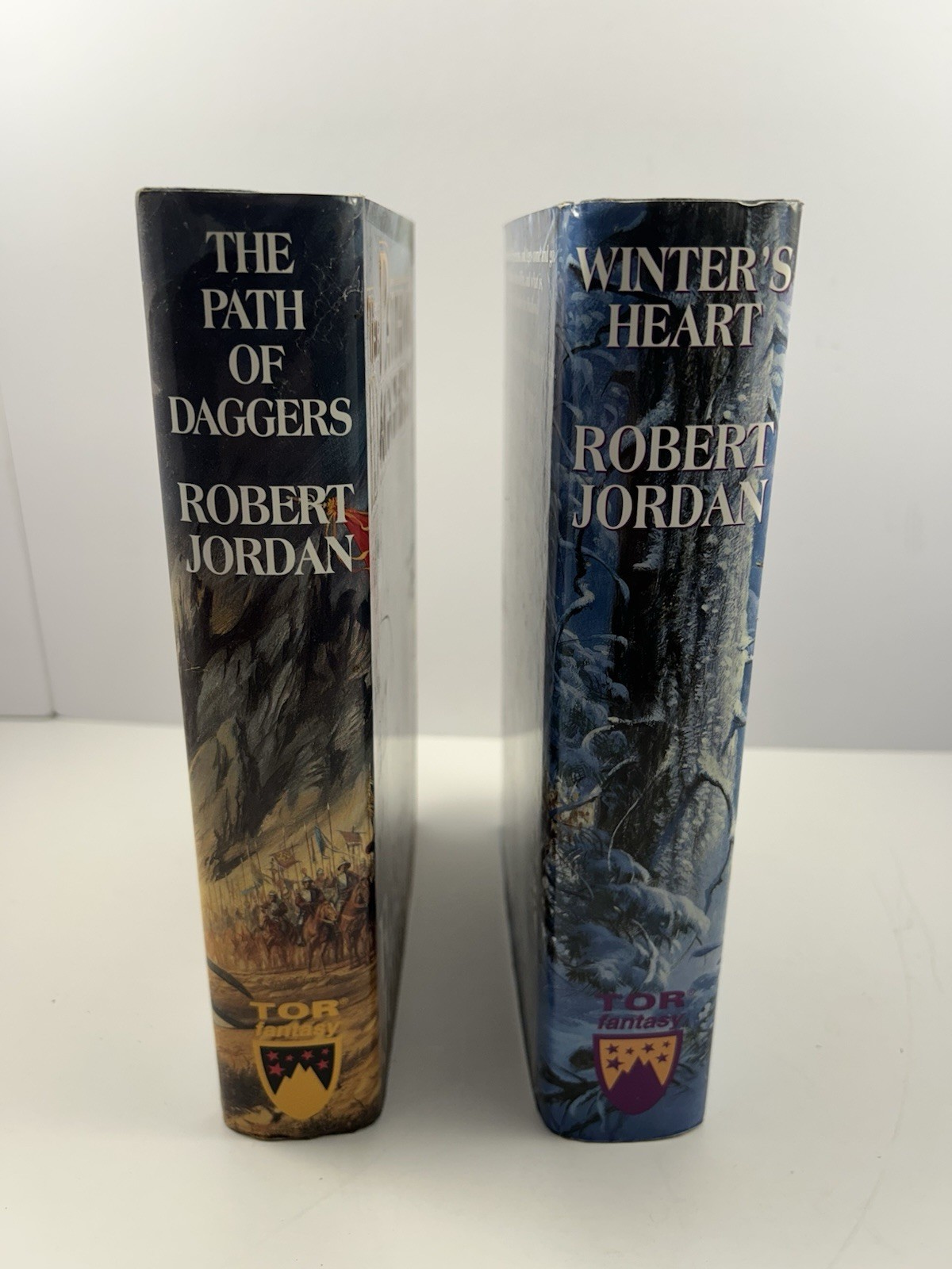 Lot of 7 HC Wheel of Time Books by Robert Jordan Volumes 4-10