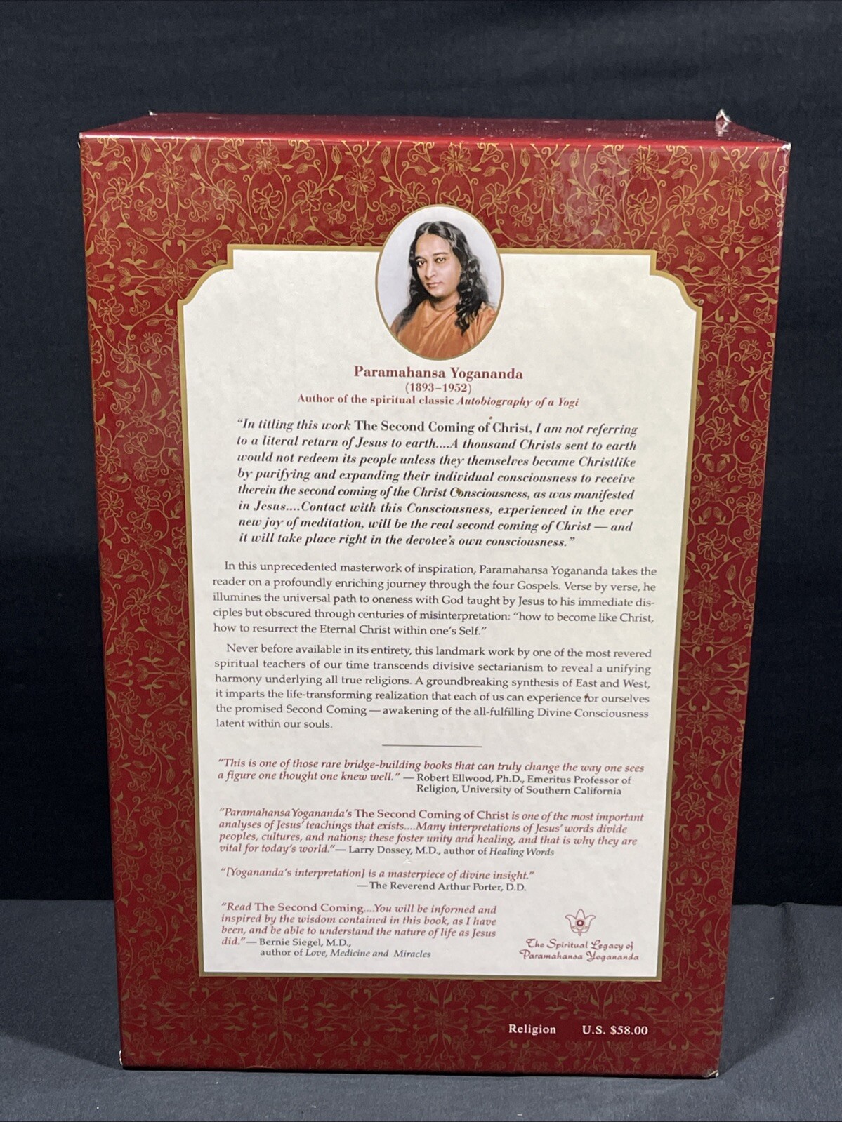 New The Second Coming Of Christ Volume I & II Yogananda Paramahansa Boxed Set
