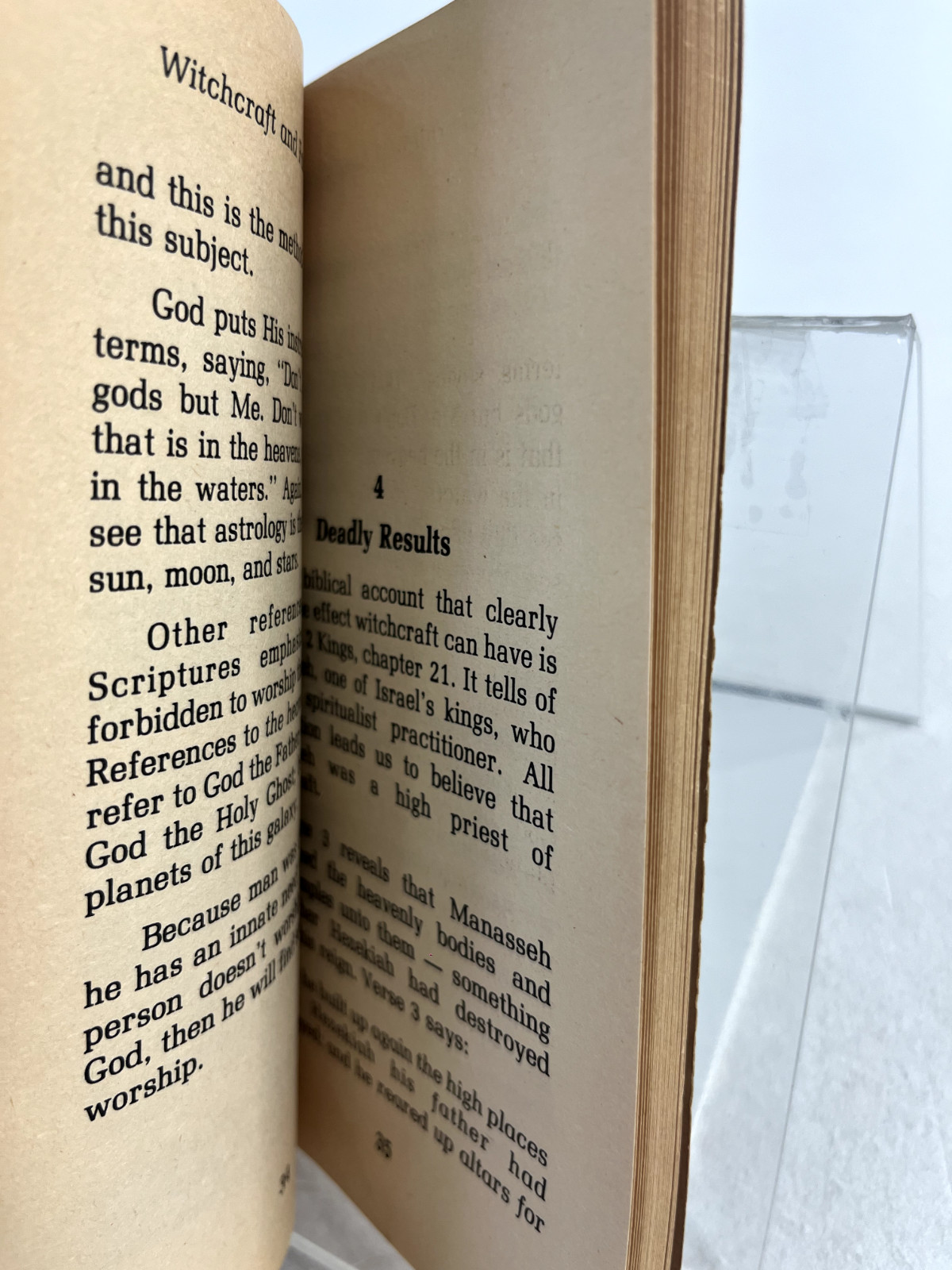Witchcraft & Familiar Spirits Paperback by Hilton Sutton Vintage Book