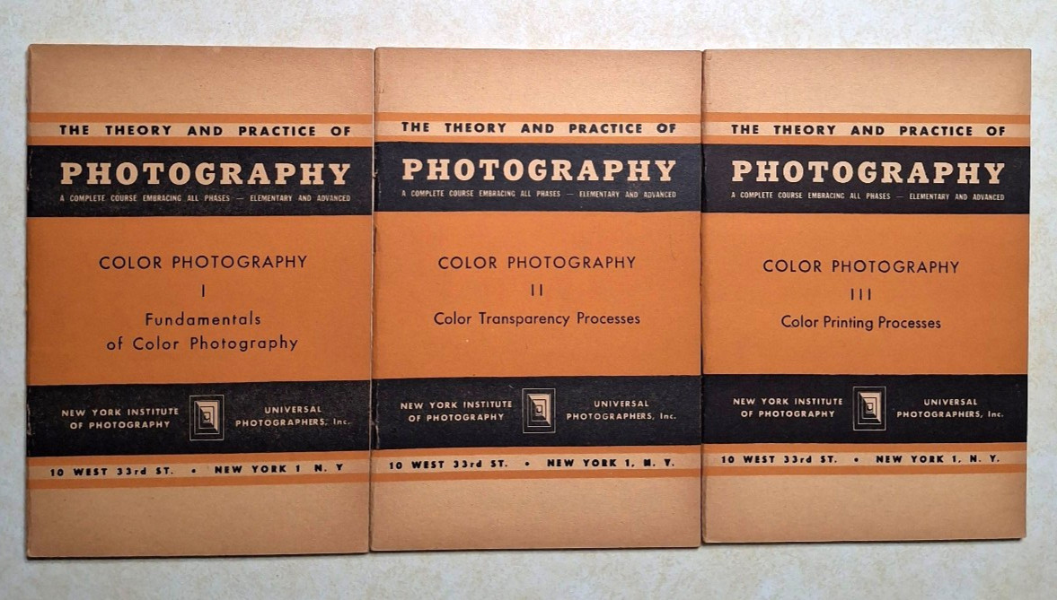 Theory and Practice of Photography Lot 35 Vintage Books 1950s NYI NY Institute