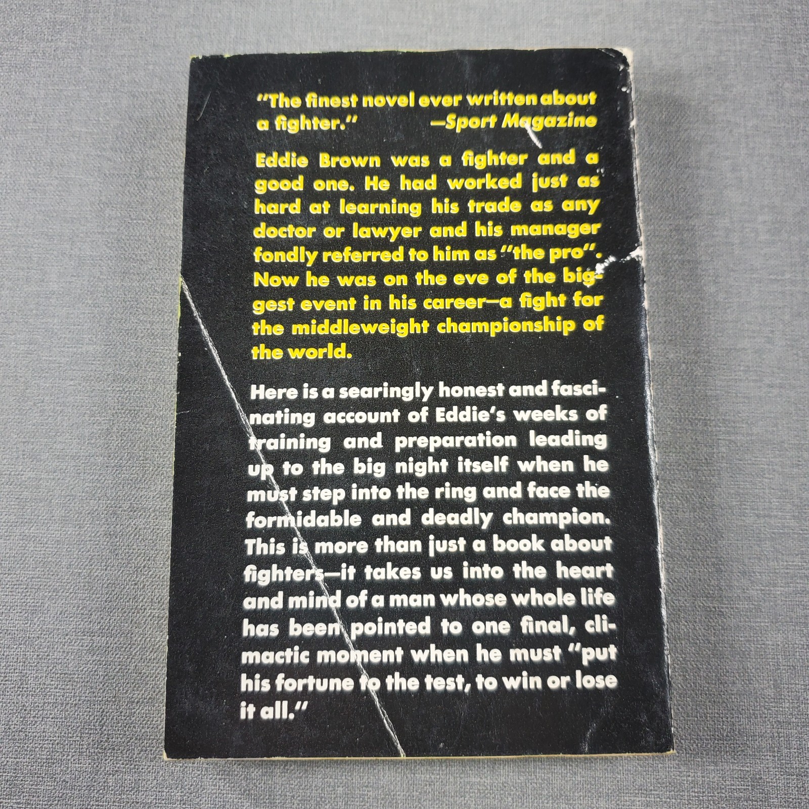 The Professional W C Heinz 1959 Vintage Paperback Book Boxing Sports Berkley