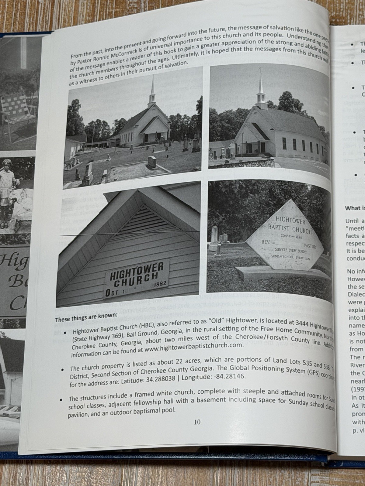 Hightower Baptist Church, Cherokee County Georgia: An Early History Hardcover