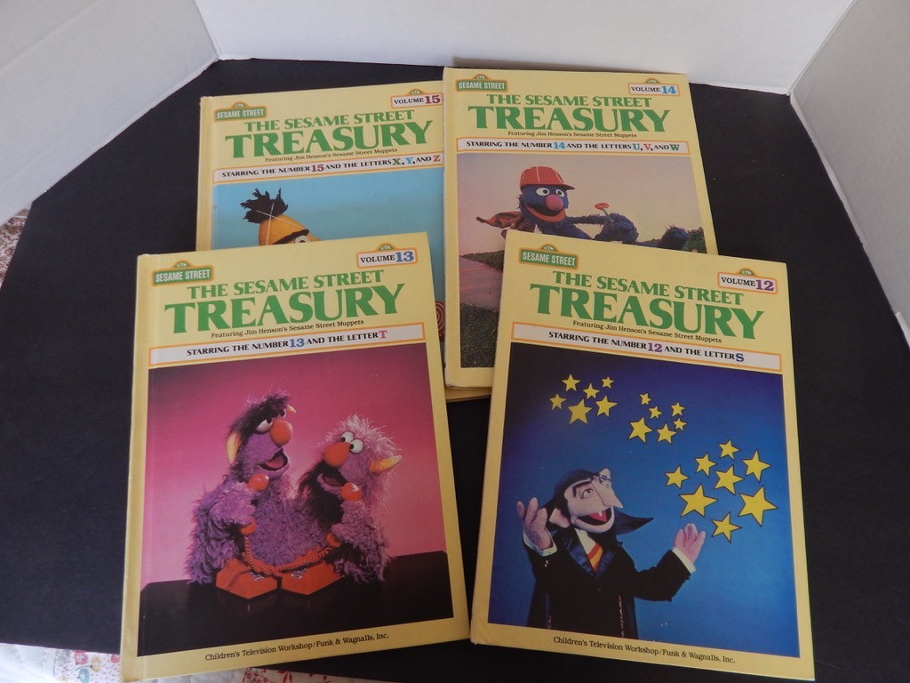 1983 Sesame Street Treasury Vol. 1-15; HB