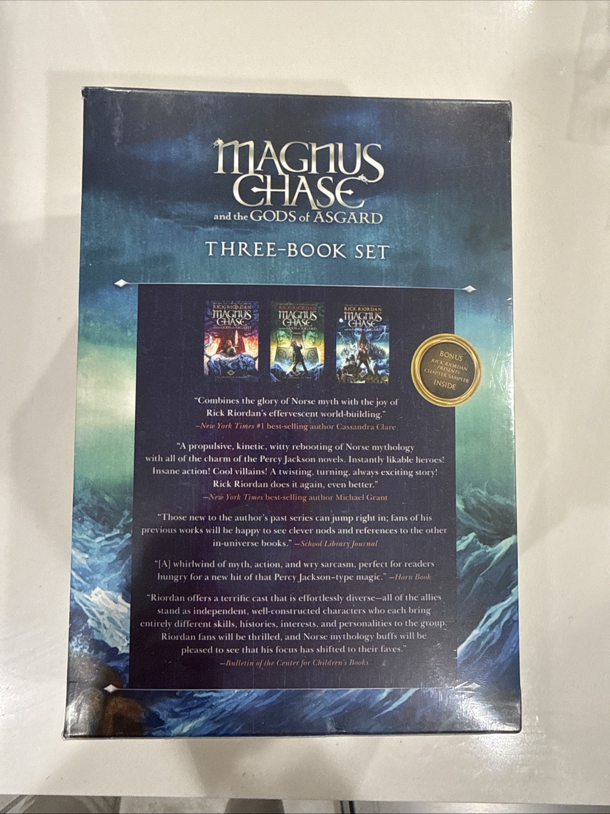 Magnus Chase and the Gods of Asgard Trilogy Box Set by Rick Riordan [Paperback]