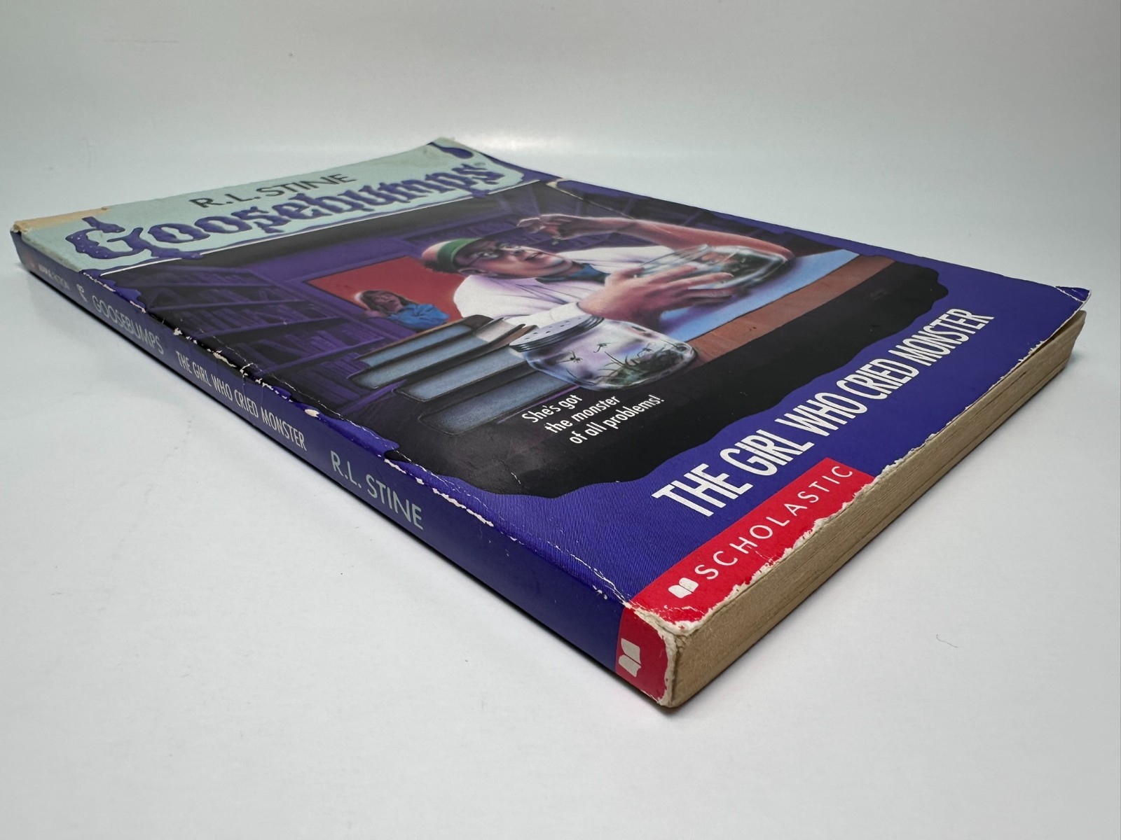 26th Print #8 The Girl Who Cried Monster Goosebumps Original Stine BARGAIN BIN