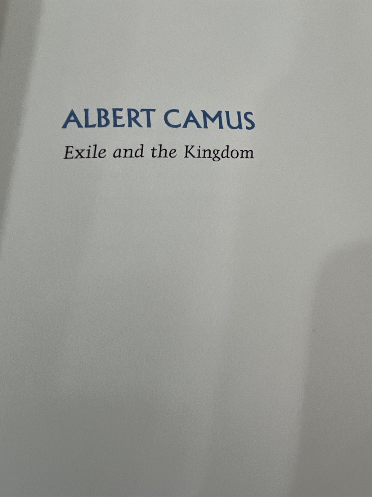1980 Albert Camus Exile and the Kingdom Franklin Library Limited Leather