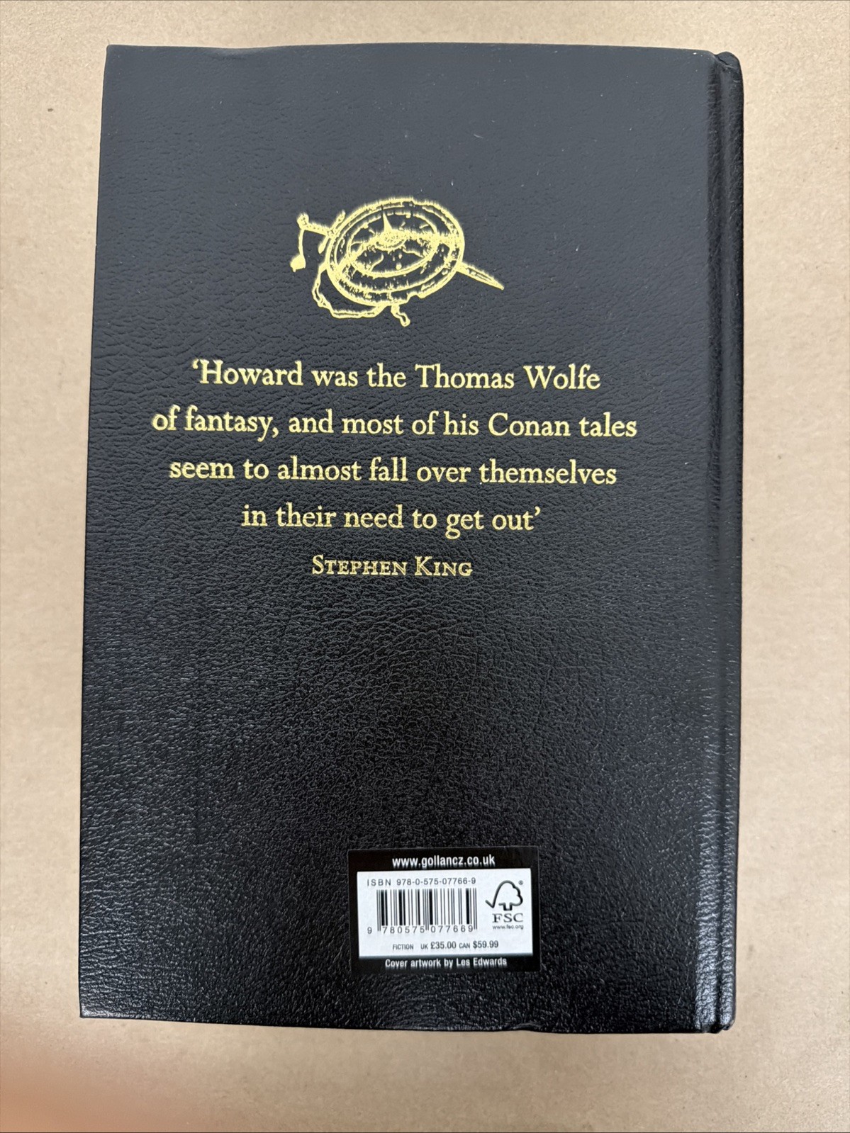 COMPLETE ILLUSTRATED CHRONICLES OF CONAN Robert E Howard Faux Leather Bound