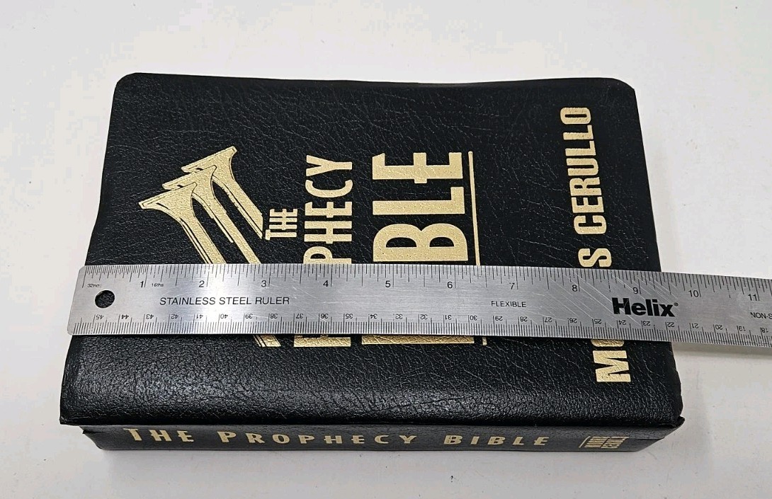 The Prophecy Bible Morris Cerullo KJV World Evangelism Bible Leather First Editi