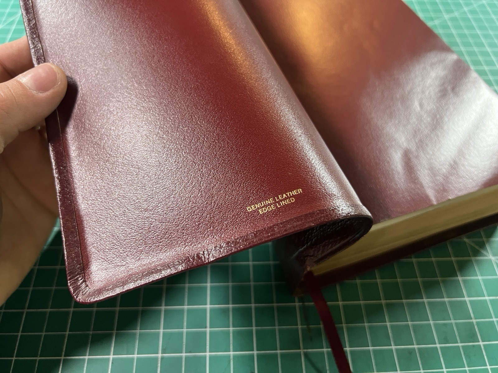 KJV Life Application Genuine Leather Edge Lined Bible