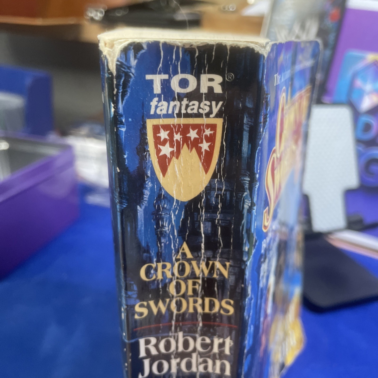A Crown of Swords Book 7 Wheel of Time by Robert Jordan 1st Ed Printing Soft