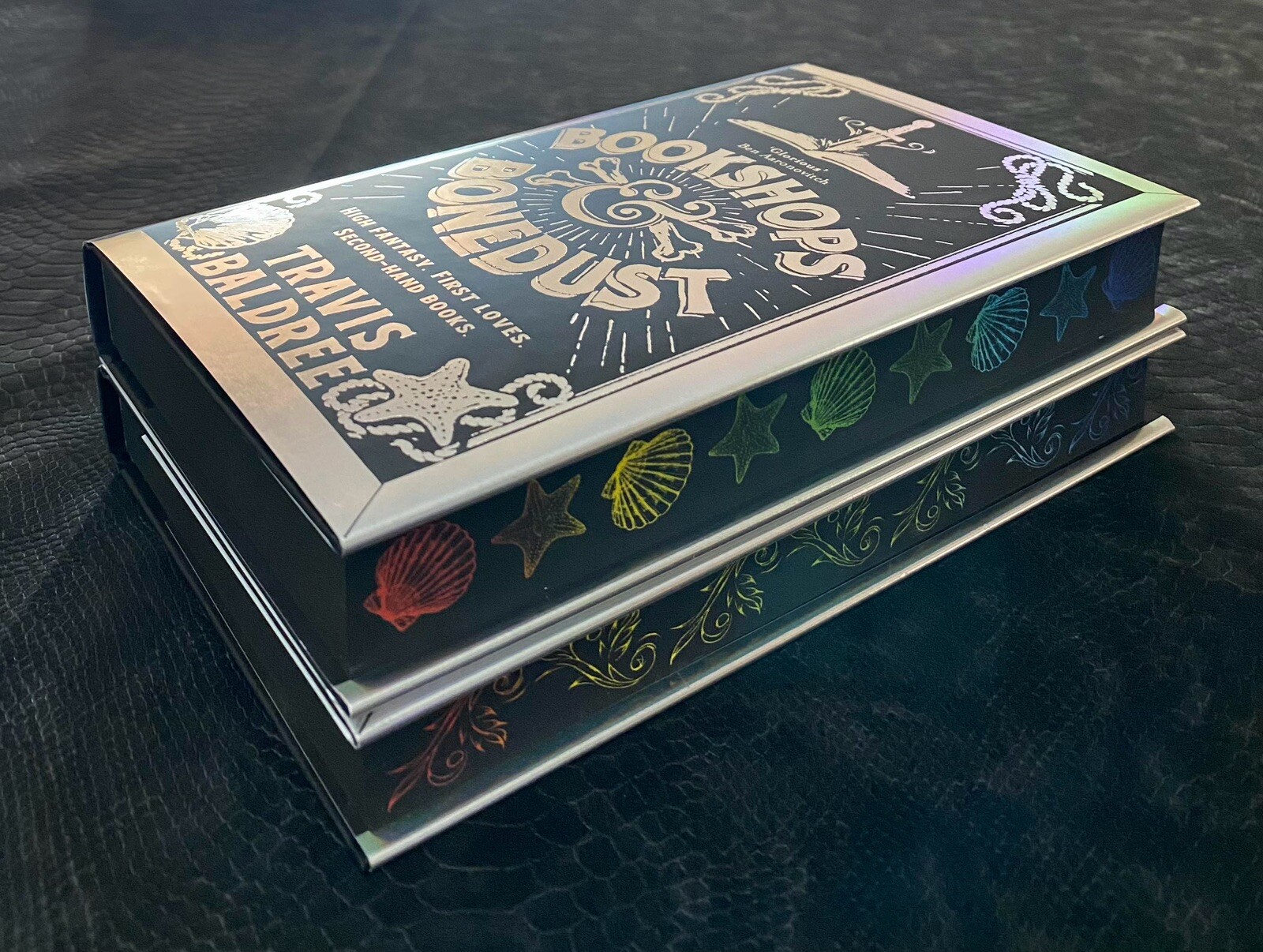 Fairyloot Legends & Lattes Bookshops & Bonedust Travis Baldree SIGNED STENCILED