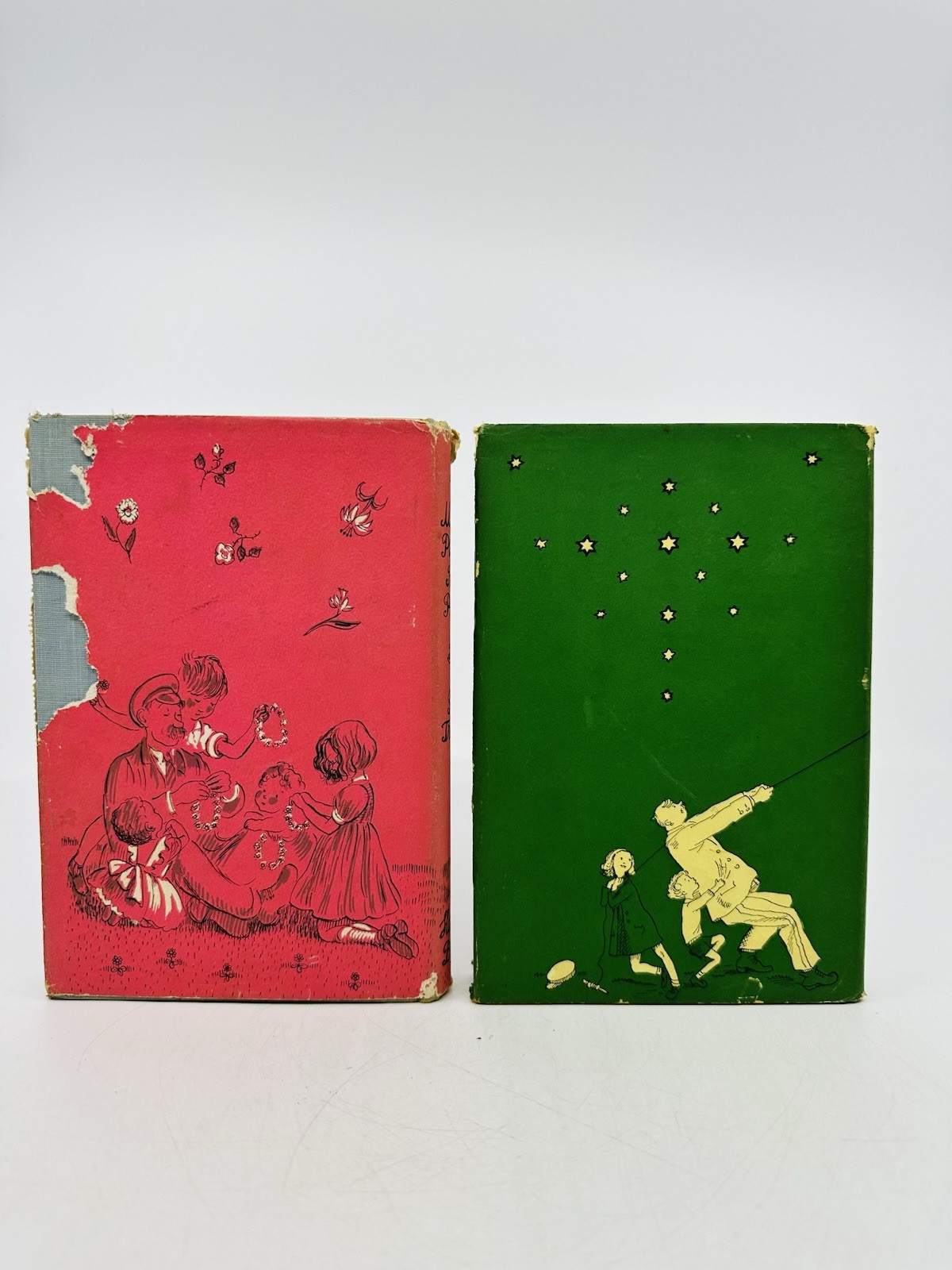 Mary Poppins 2 Book Lot Comes Back In The Park P.L. Travers 1st Edition Vintage