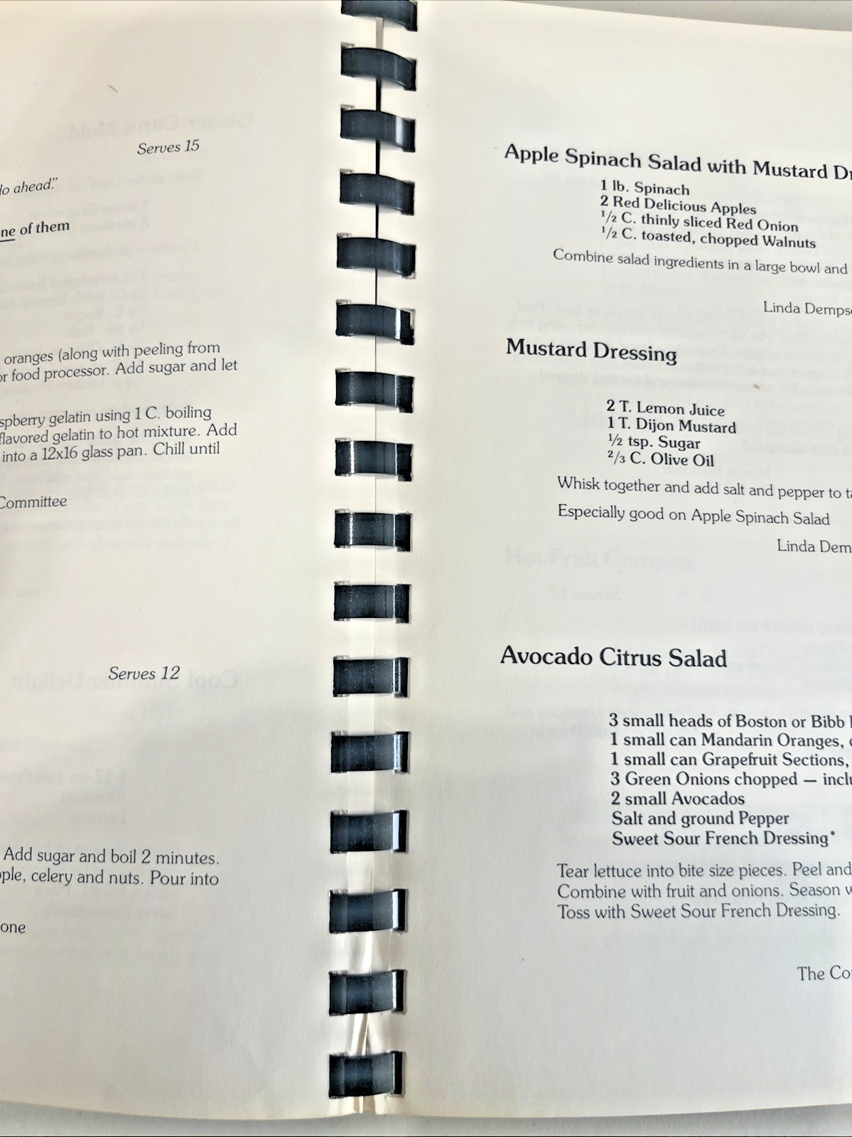 Oshkosh Wisconsin 1985 Cookbook, Service League ,Dining In and Dining Out