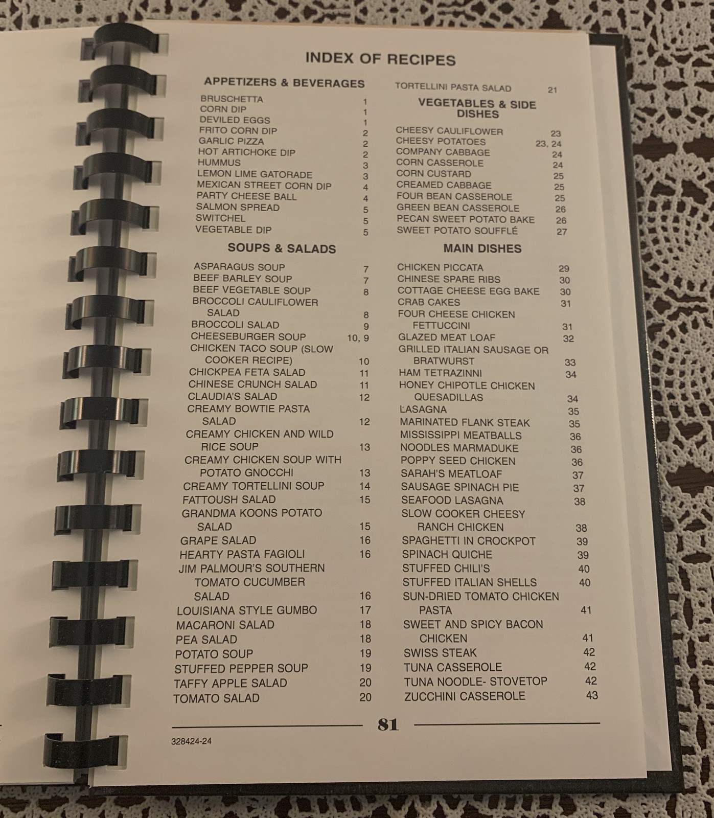 2024 Wieland Chase Brass Cookbook Employee Recipes 84 Pages Hardcover Spiral