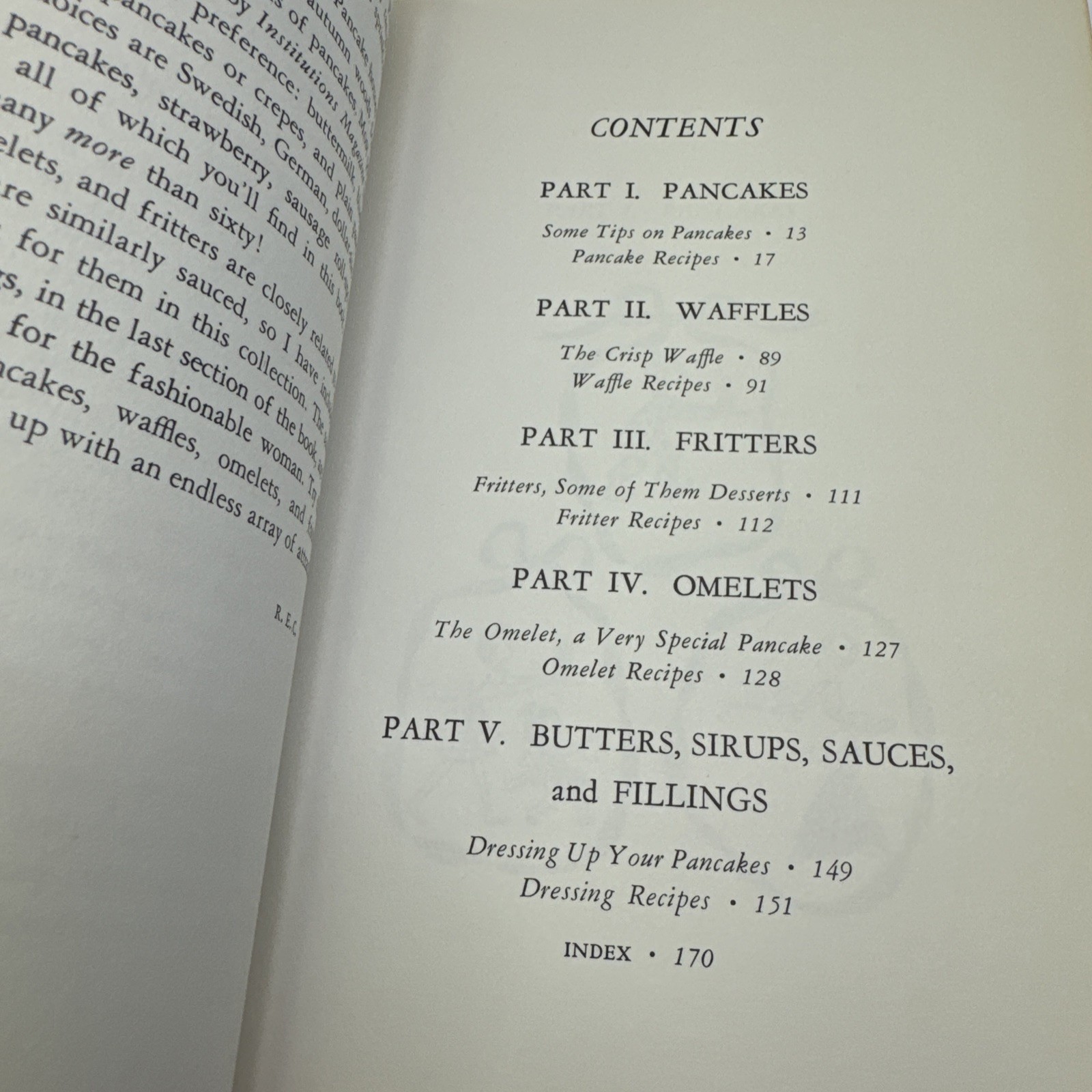 Pancakes Aplenty Plain and Fancy Ruth Ellen Church 1962 ExLib HC Vintage Recipes