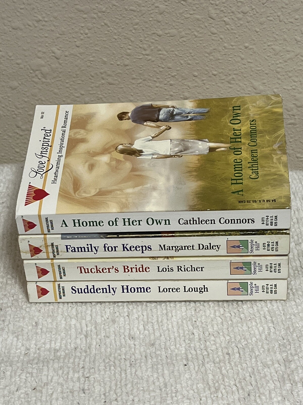 Steeple Hill Love Inspired Series Lot 4 Paperback Books