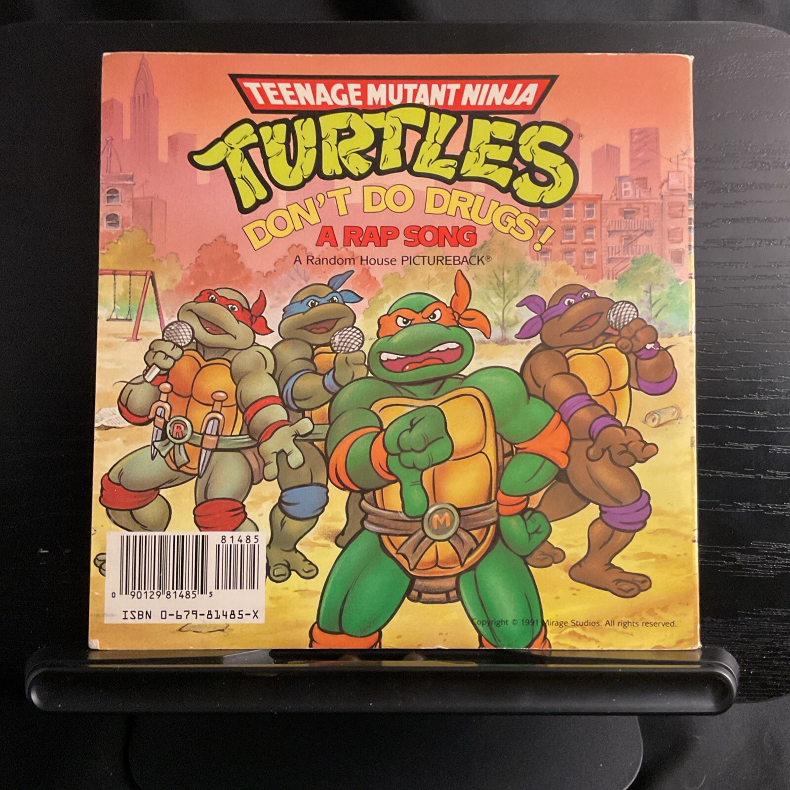 Teenage Mutant Ninja Turtles Don’t Do Drugs by Bobbi Katz 1991 1st Ed. VTG PB