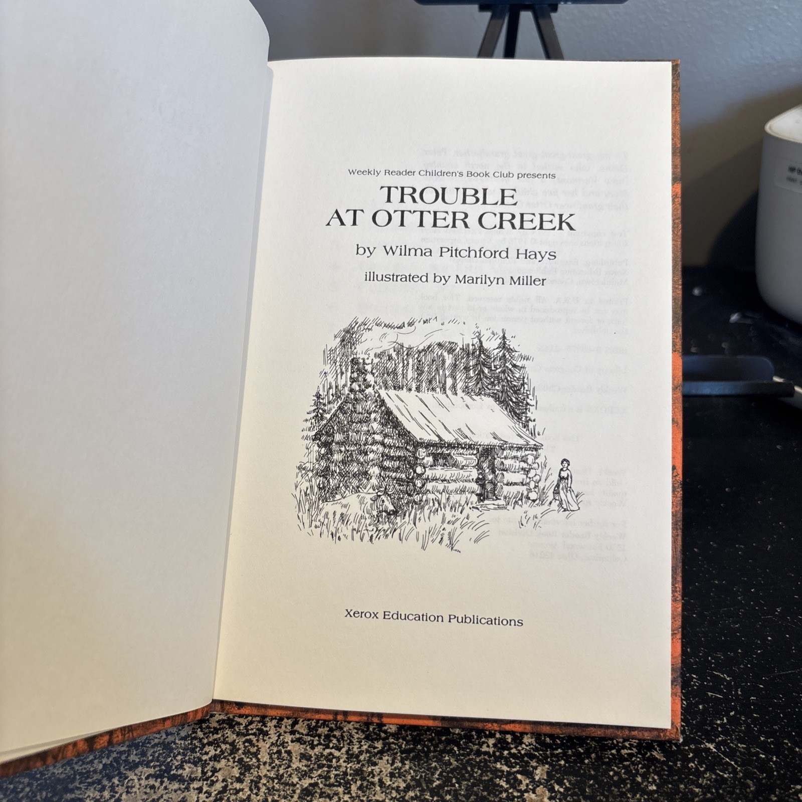 Trouble At Otter Creek Wilma Pitchford Hays Hardcover Weekly Reader 1978