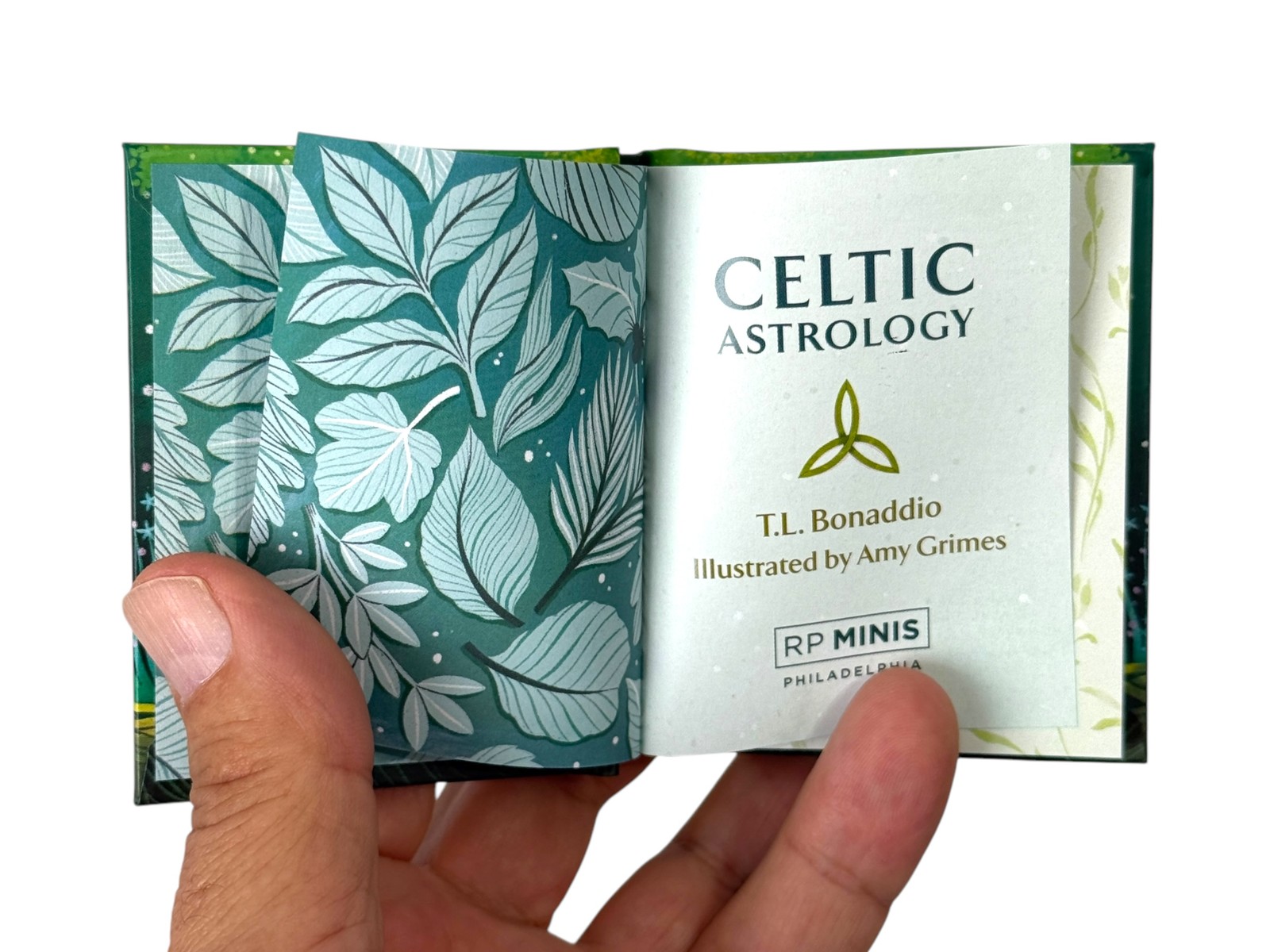 Celtic Astrology mini book hardcover 144 pgs illustrated wisdom tree calendar