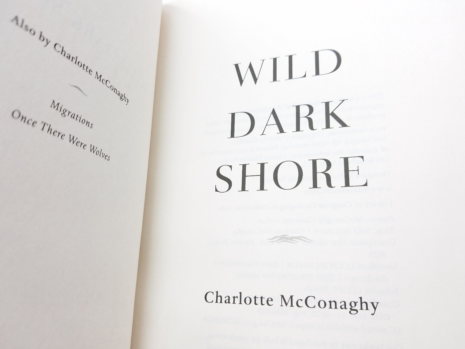 Wild Dark Shore: Reese’s Book – Hardcover, by McConaghy Charlotte. NEW! 2025