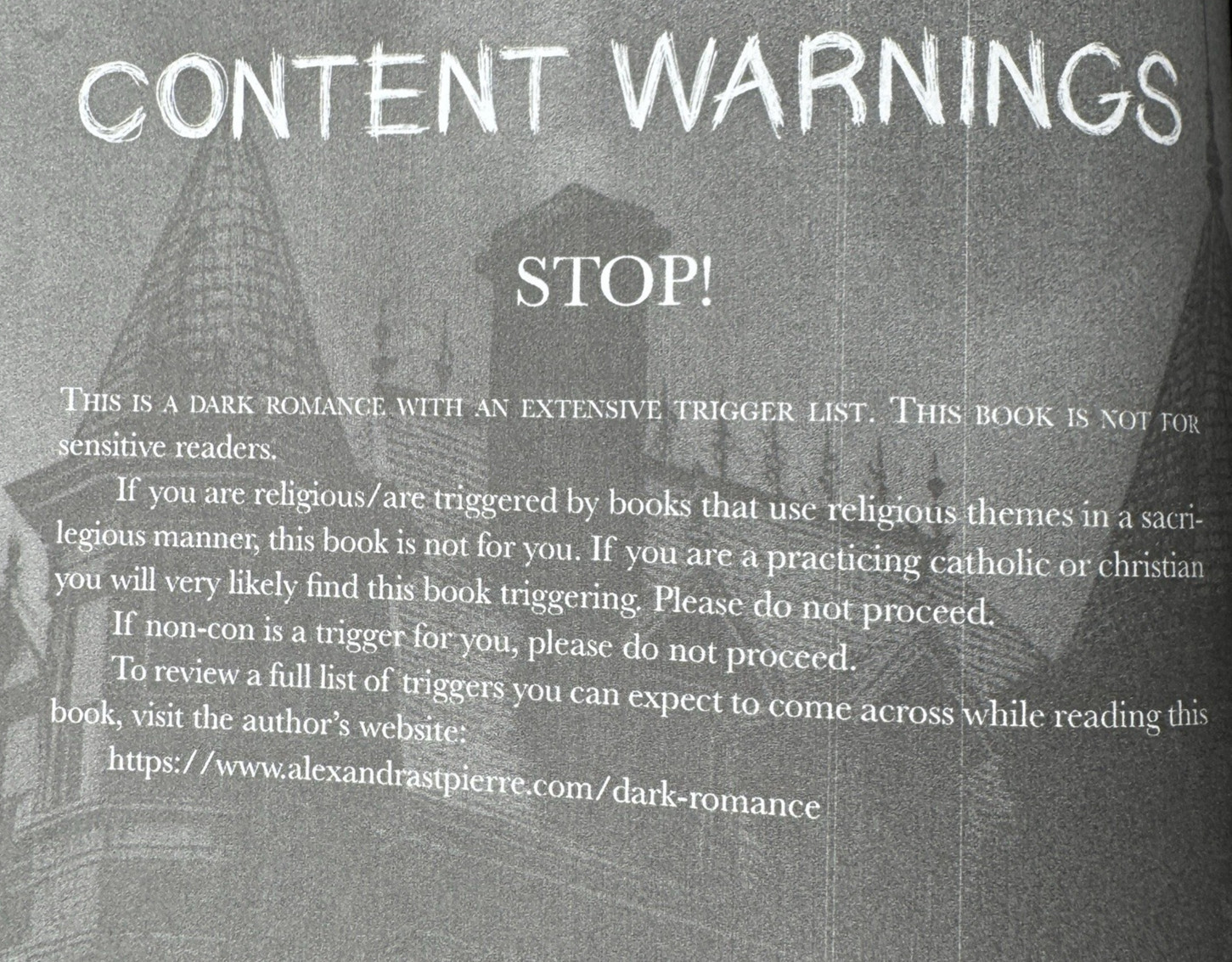 Deathtrap Alexandra St. Pierre 2024 Independent Trade Paperback Black Pages