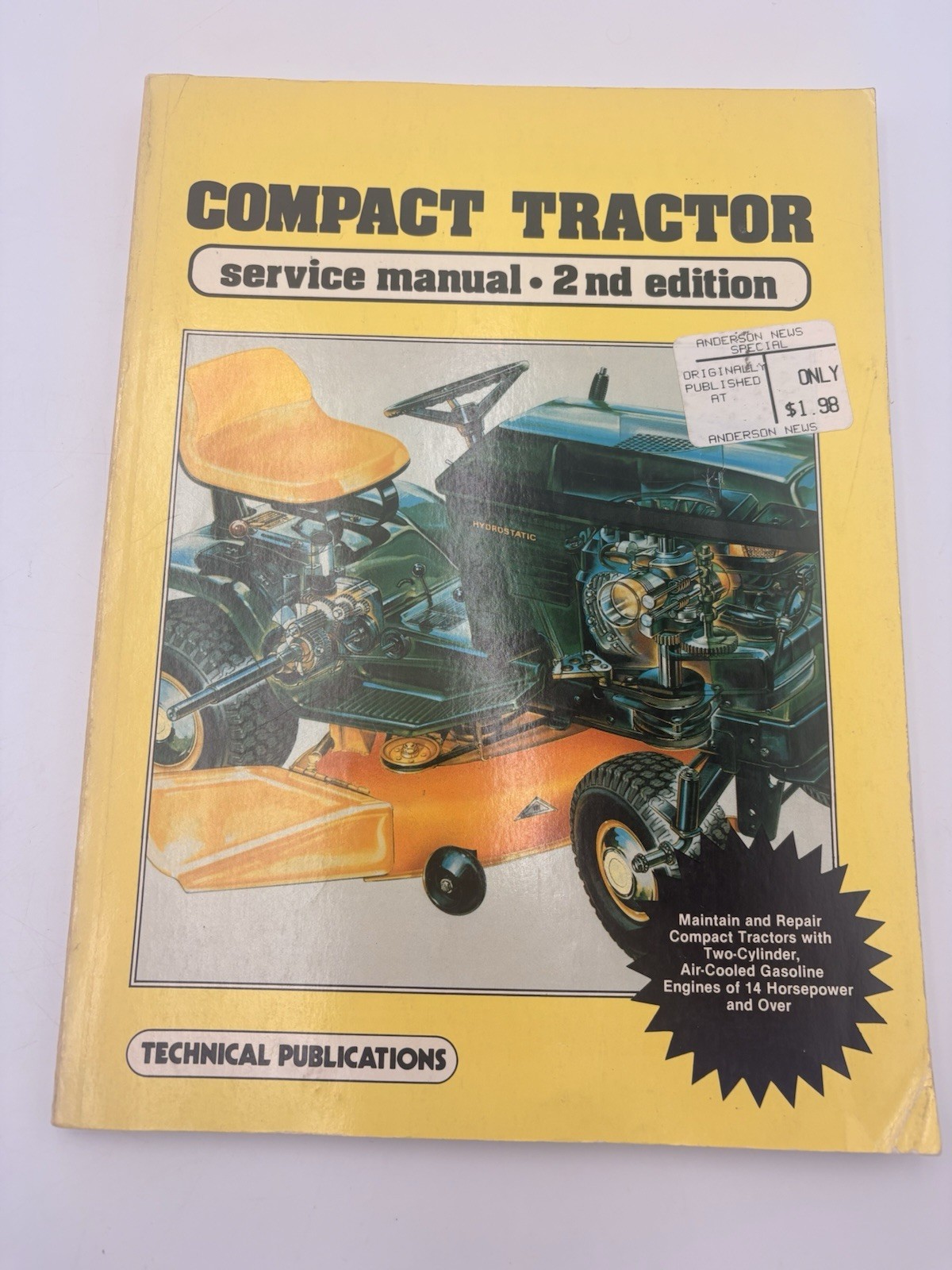 COMPACT TRACTOR SERVICE MANUAL TECHNICAL PUBLICATIONS BOOK VTG RARE