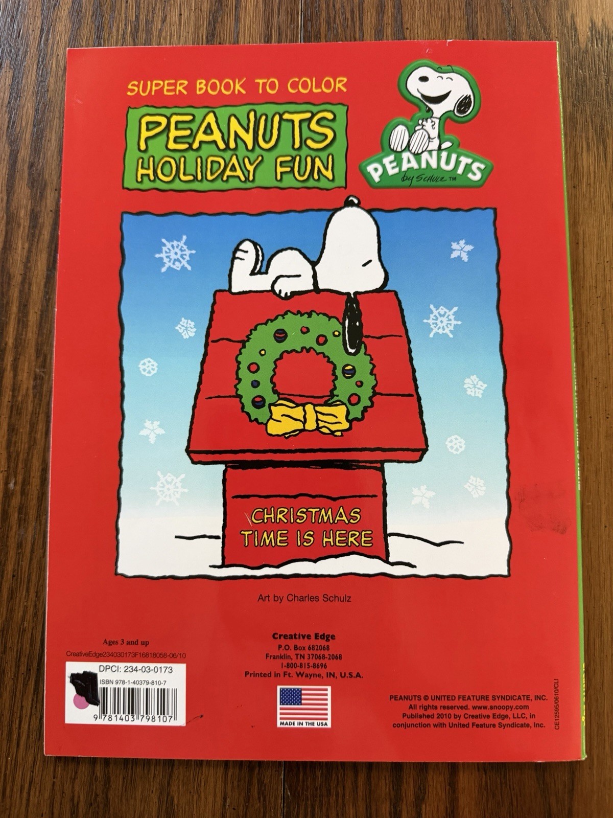 Peanuts Holiday Fun: Christmas Time is Here Super Book to Color