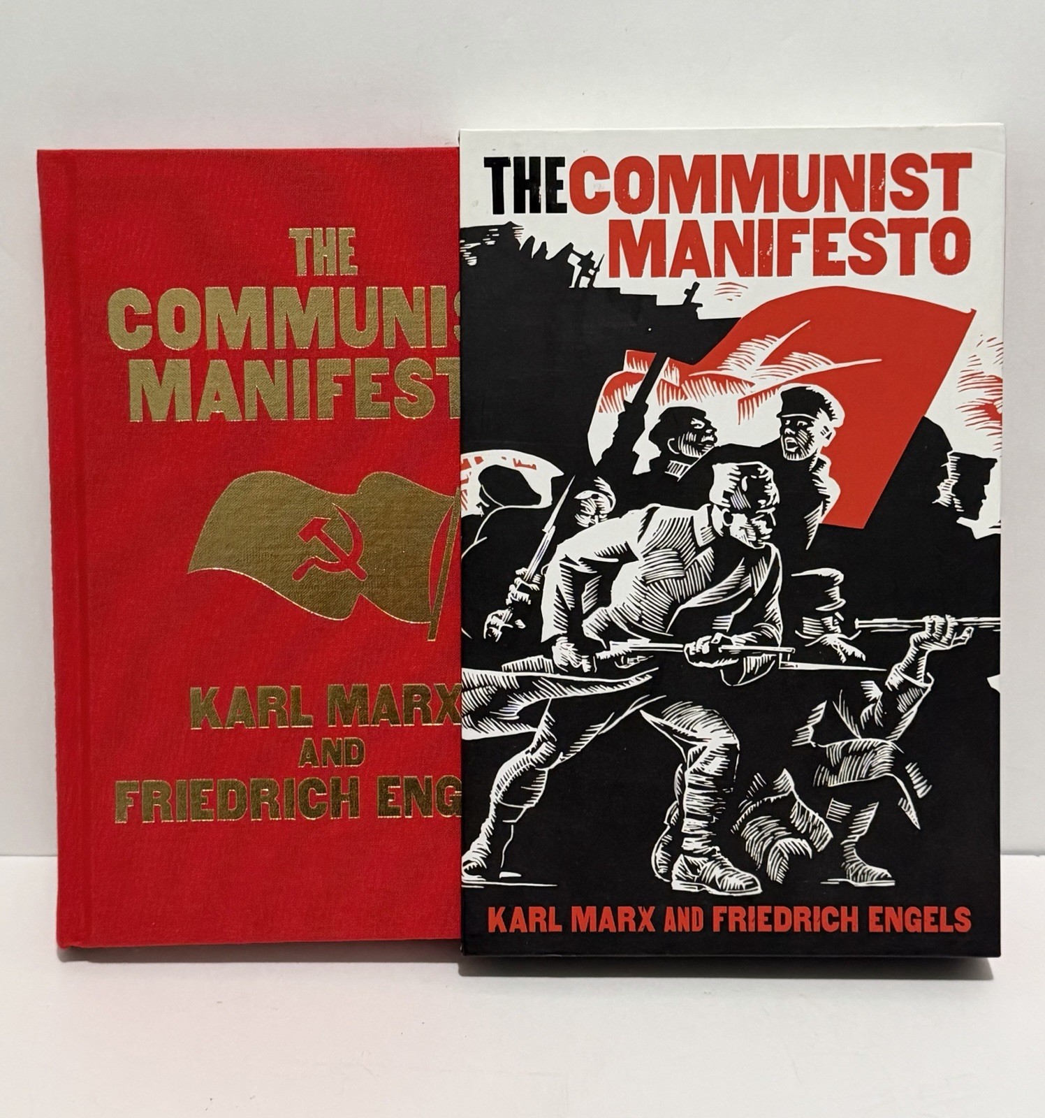 Communist Manifesto 2018 Graphic Novel Hardcover & Hard Jacket Set – Marx Engels