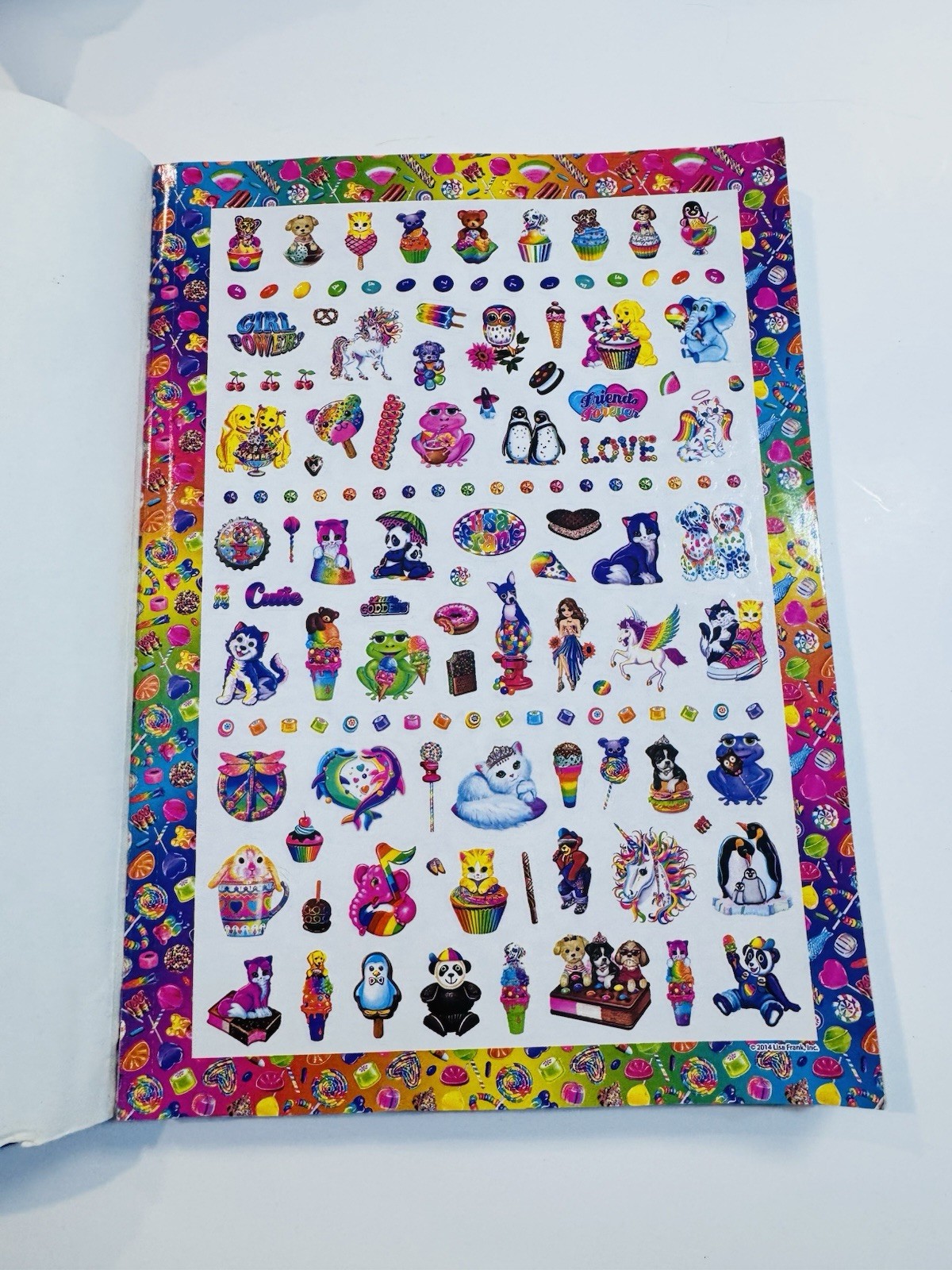 Lisa Frank Coloring Book 224 Coloring Activity Pages 125 Stickers