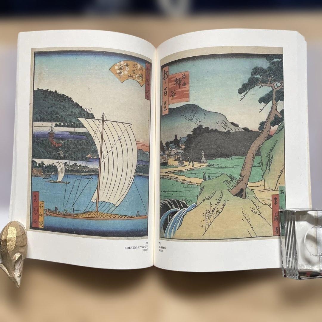 Kyoto Ukiyo-e Prints End of Edo Period Art Book 177 Pages Good Condition