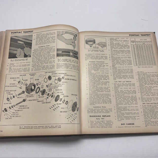 1965 Motor’s Auto Repair Manual 28th Ed 2nd Printing Hardcover Used