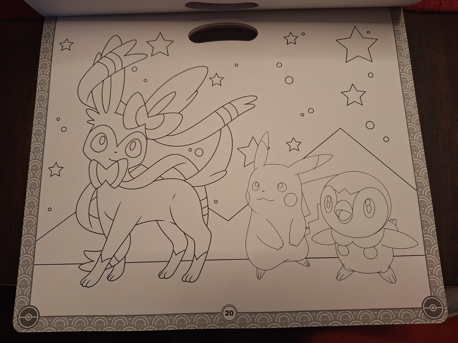 Pokemon Giant Activity pad 36 pages and 1 full page of assorted stickers