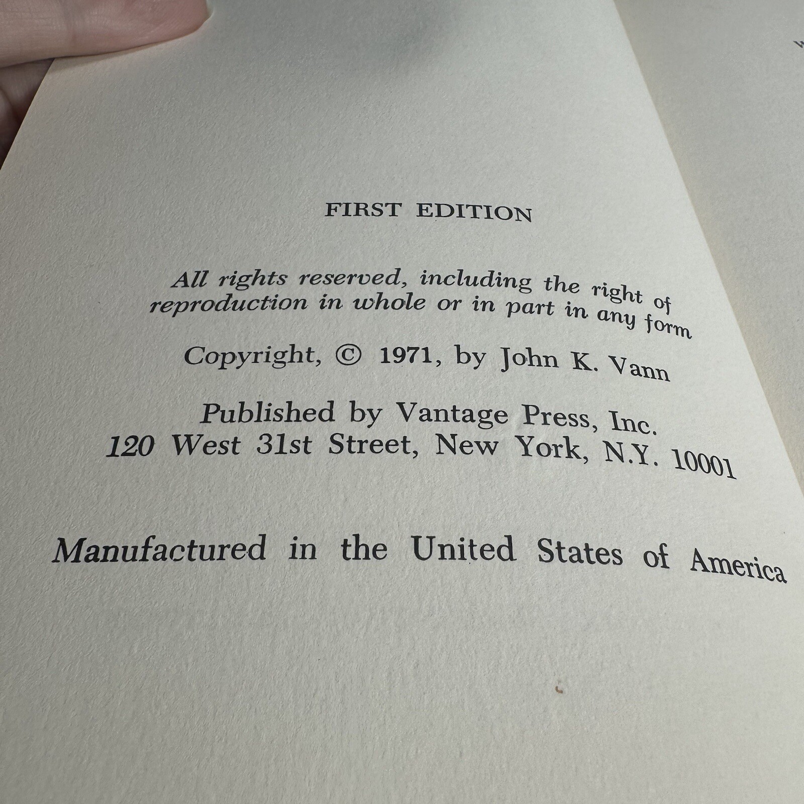 Nonsense In A Nutshell John K. Vann Inscribed By The Author Signed