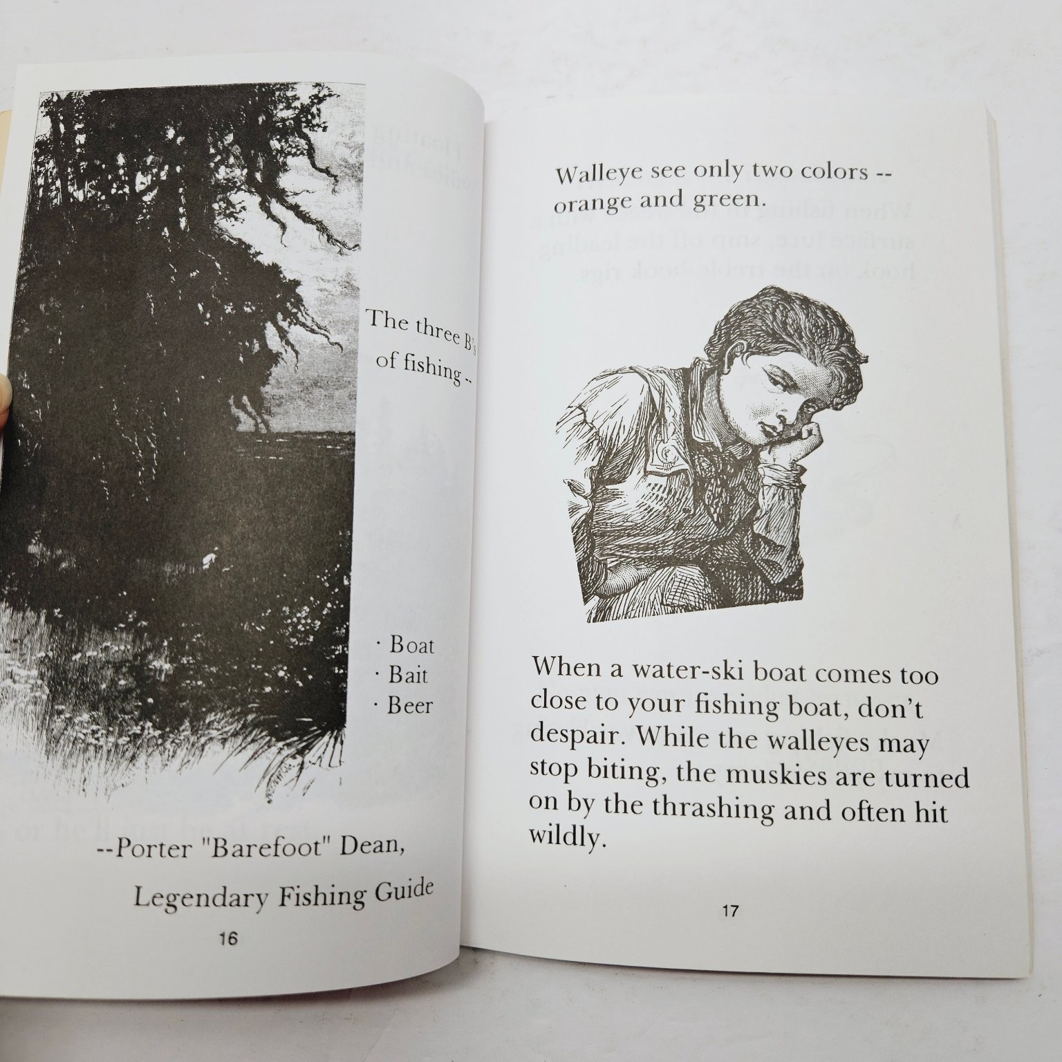 Fishing Humor Book – Li’l Red Book of Fishin‘ Tips – Tom Hollatz 1997 Pbk