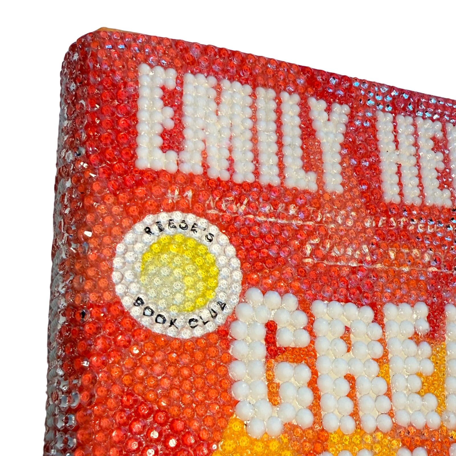 Hand Bedazzled Great Big Beautiful Life By Emily Henry Hardcover Book Rhinestone