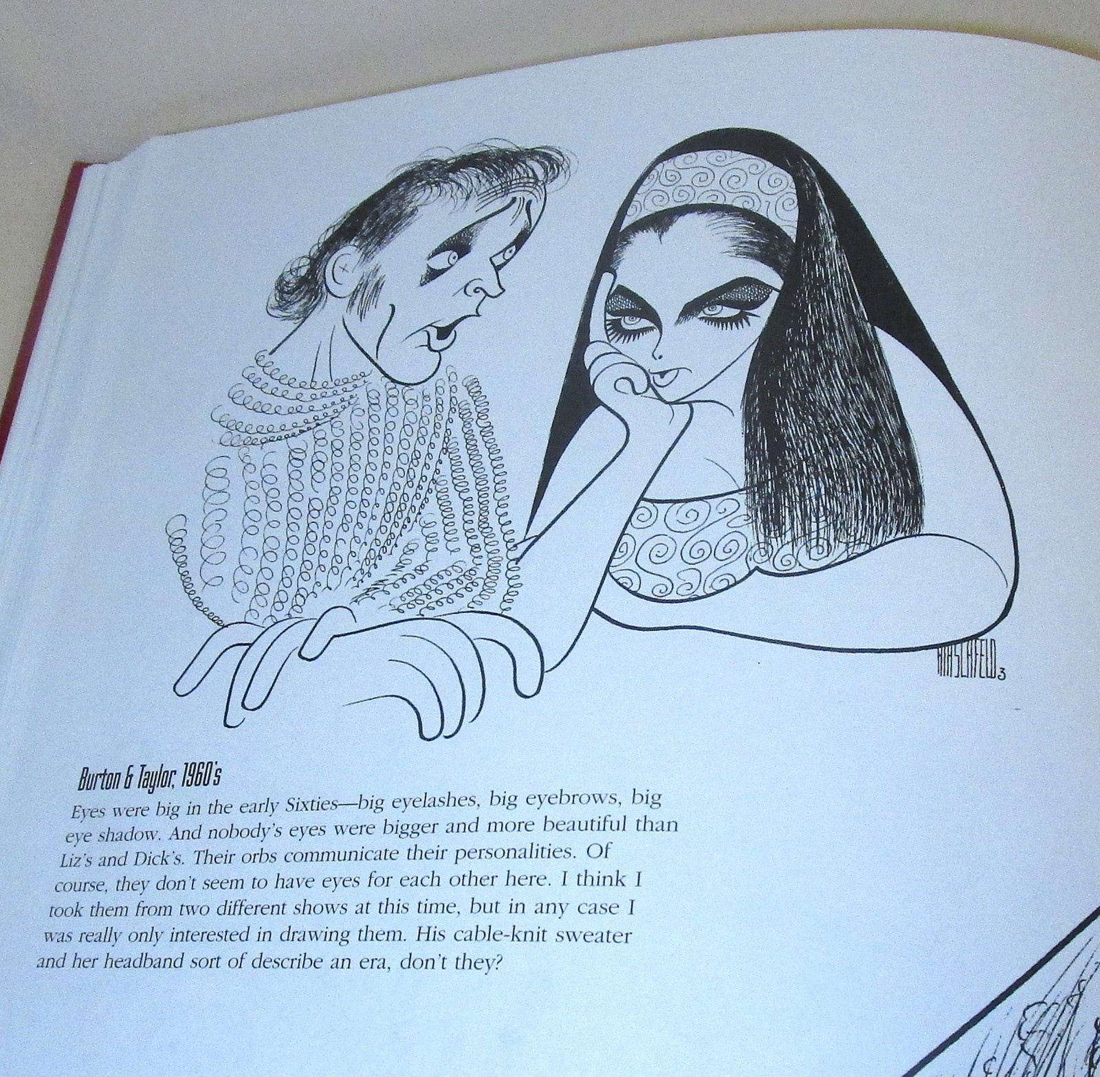 Hirschfeld On Line by Al Hirschfeld Oversized Art Book 1999