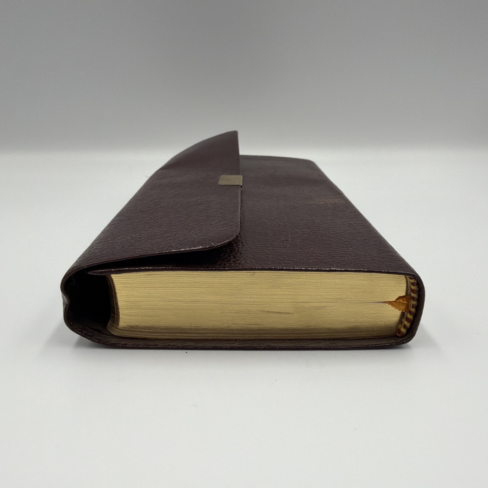 Holy Bible King James Version Barbour 2003 Burgundy Mini Leather Bound Pocket