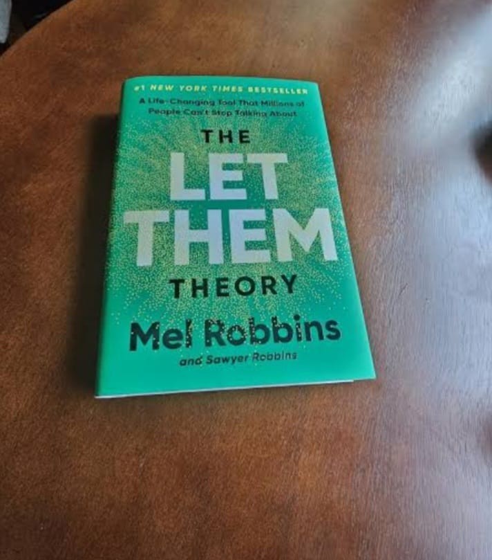 The Let Them Theory By Mel Robbins, Paperback Book Free Ship USA