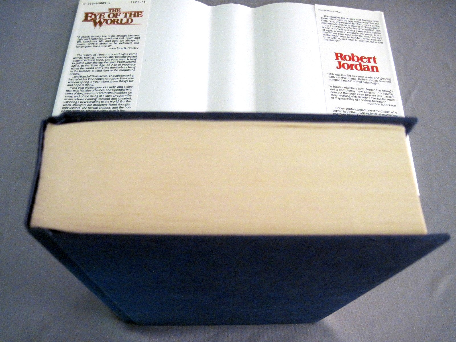 The Eye of the World Robert Jordan Signed First Edition 10th Printing Hardcover