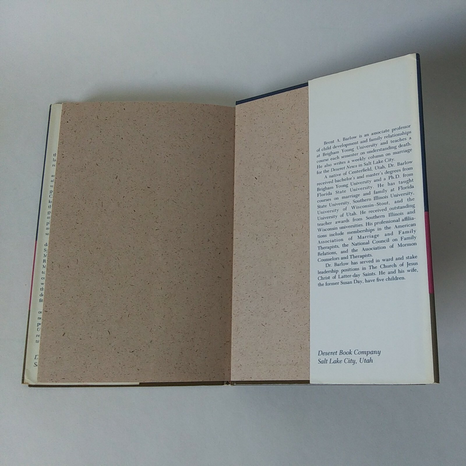 1979 „Understanding Death“ By Brent. A. Barlow Hardcover, Dust Jacket, Good Cond