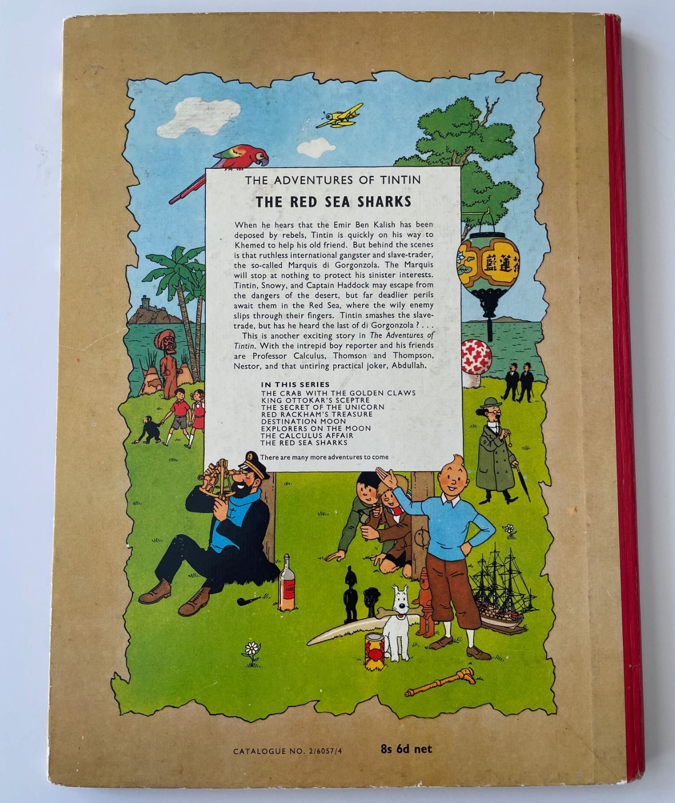 Tintin UK First Edition – The Red Sea Sharks – Hardcover 1960 Methuen Herge