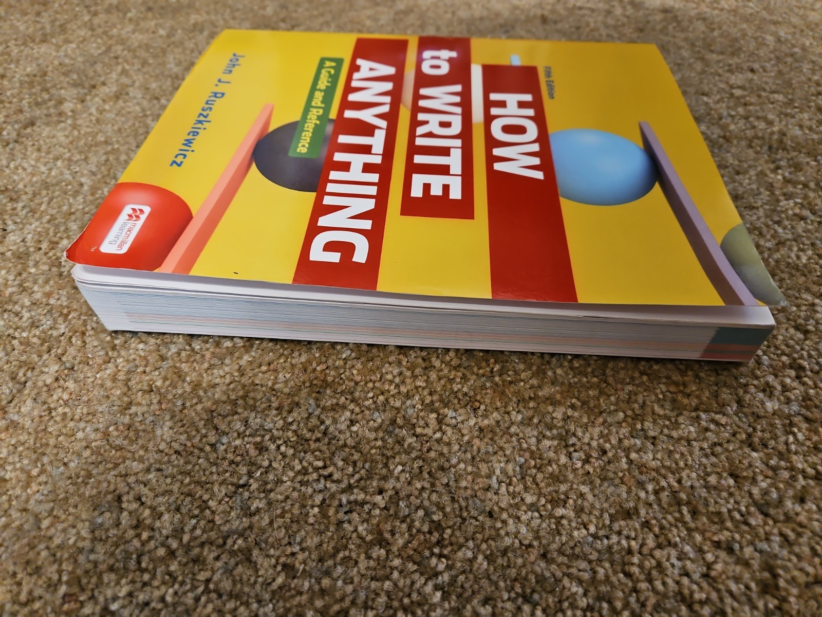 How to Write Anything Paperback Book 5th Edition-A Guide & Reference-Never used