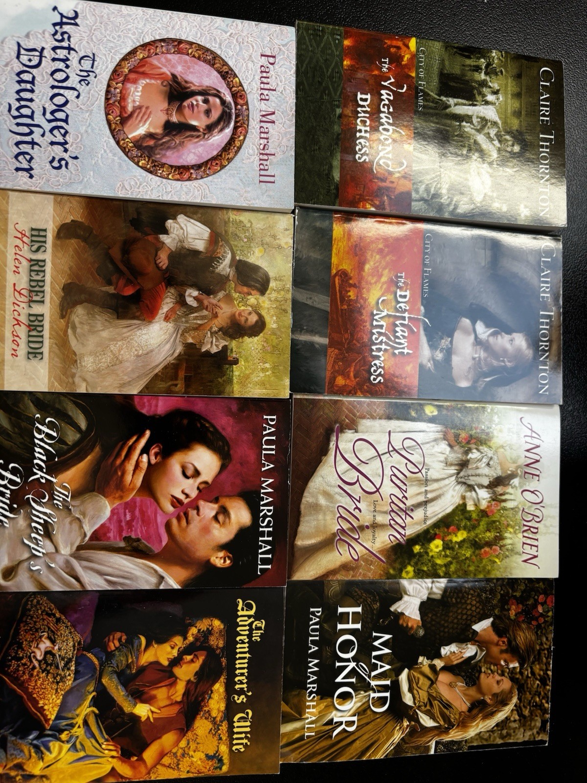 NEW Vintage 2000’s Lot Of 8 Elizabethan Restoration Harlequin Historical Books