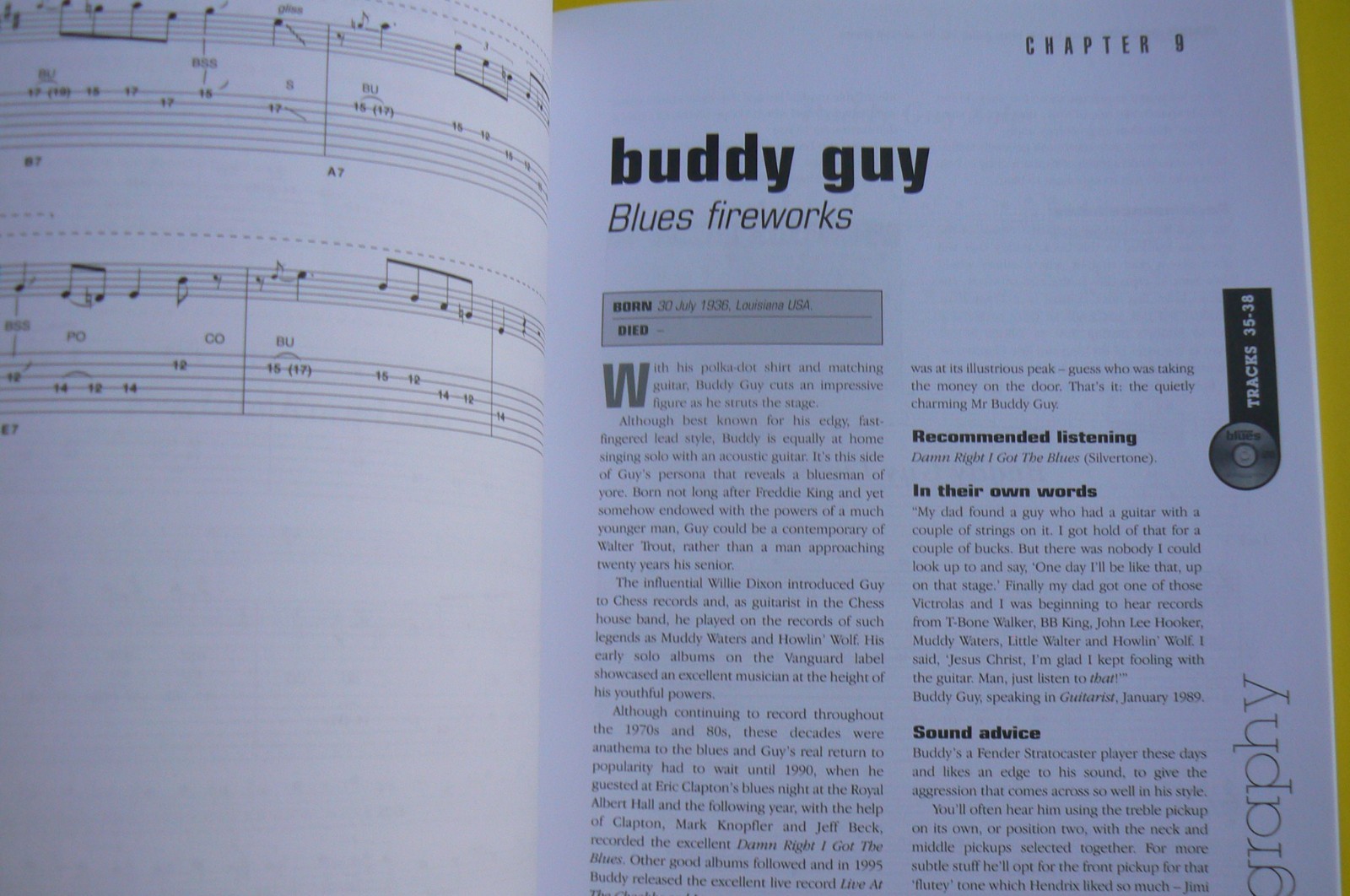 Giants of Blues,Guitar,Neville Marten,Book only, 120-pages, Johnson to Clapton