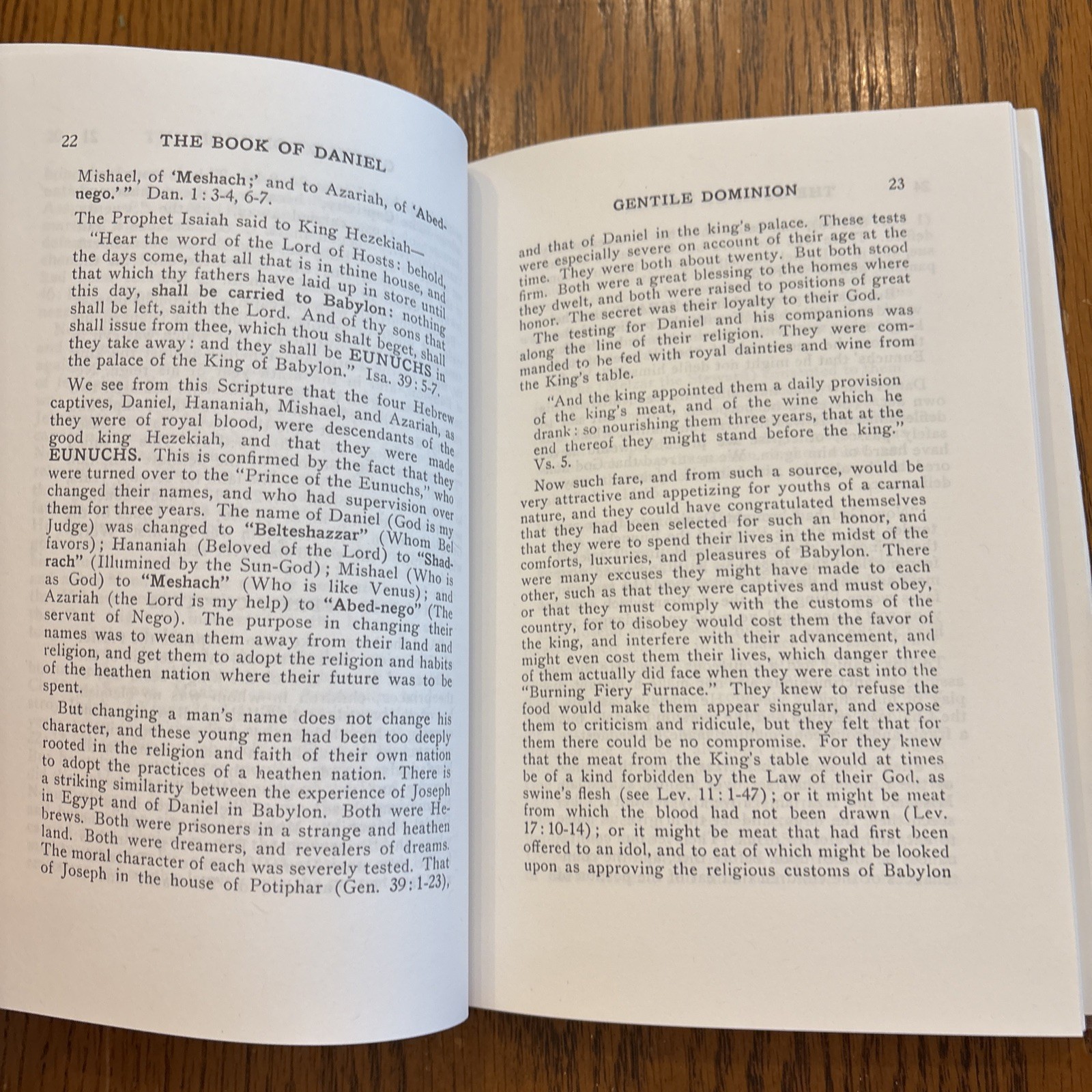 The Book Of Daniel By Rev. Clarence Larkin HBDJ