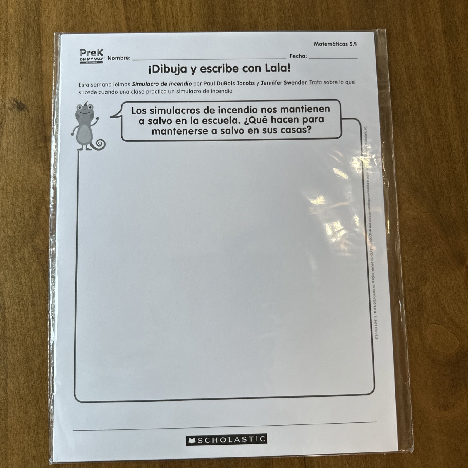 Scholastic Pre K On My Way Espanol Spanish Mathematics Theme 5 Book Set