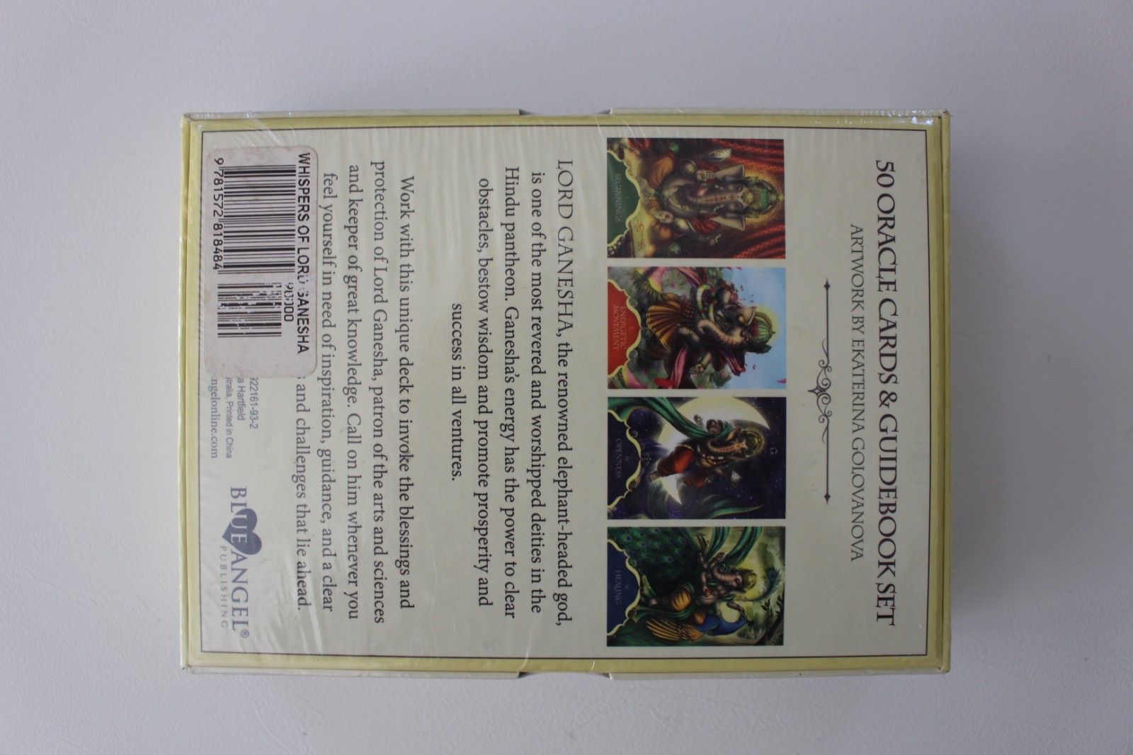 New Sealed Angela Hartfield Whispers of Lord Ganesha Oracle cards